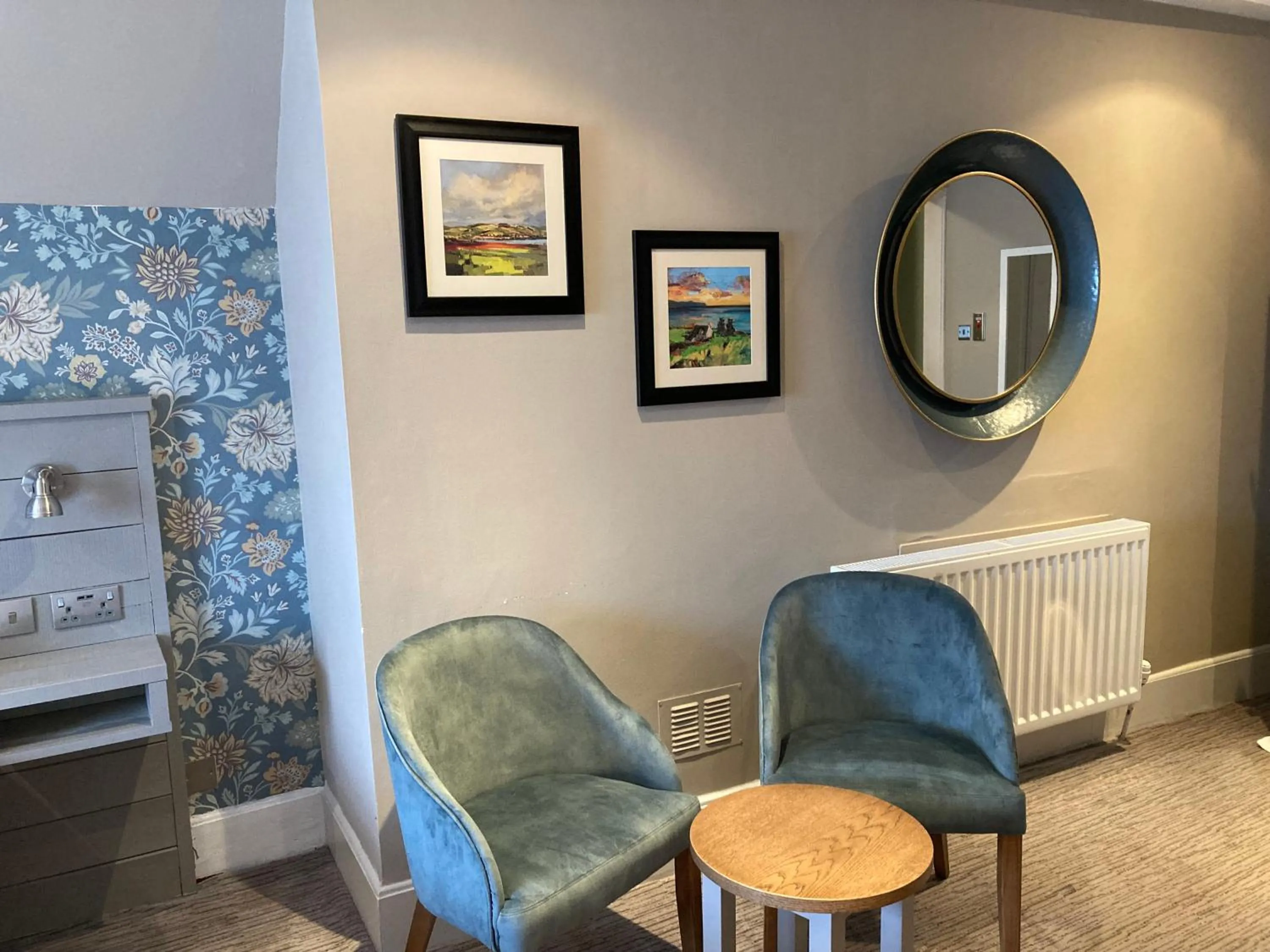 Seating area in Tullie Inn