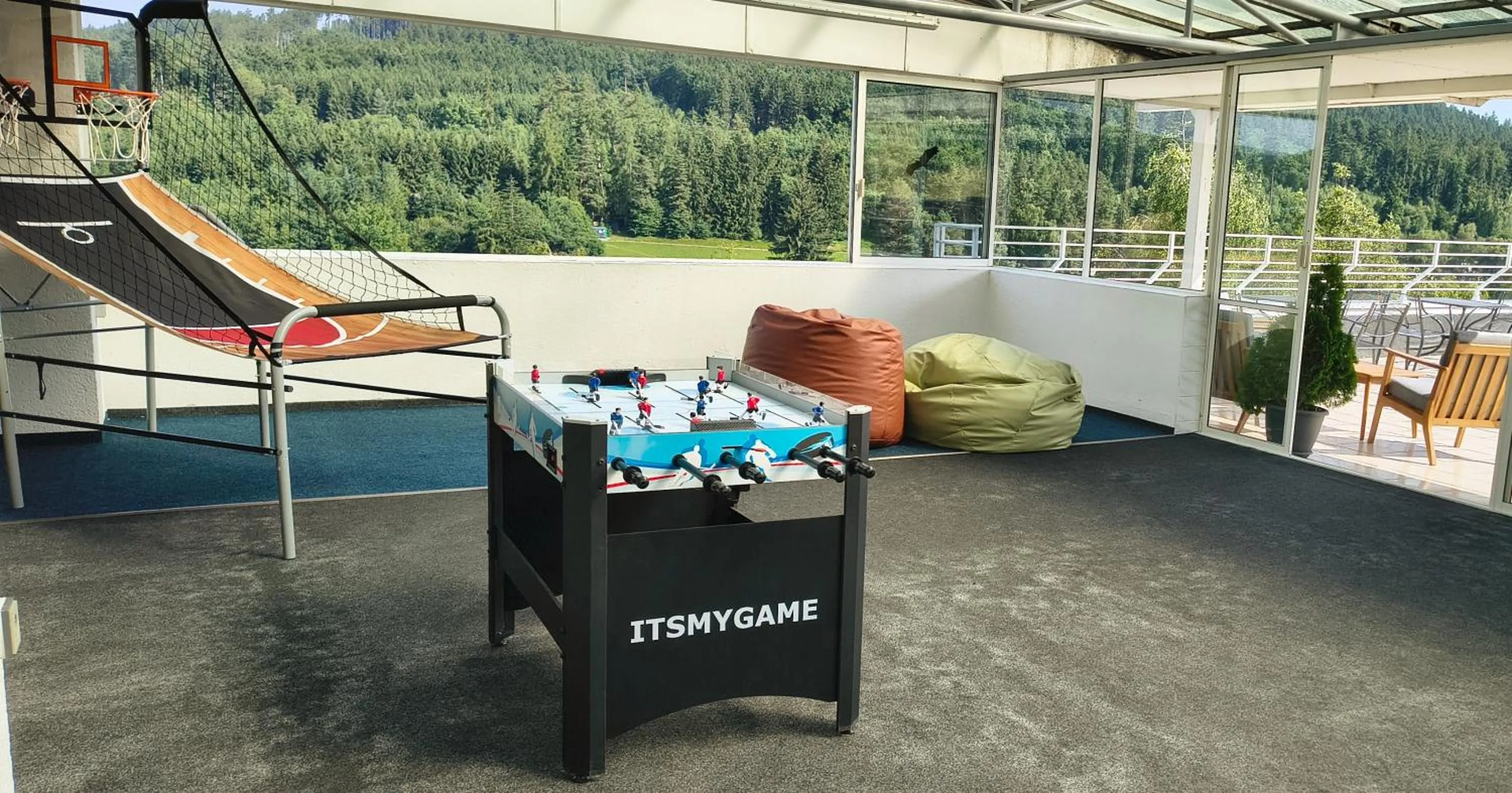 Seating area in Hotel Adamantino