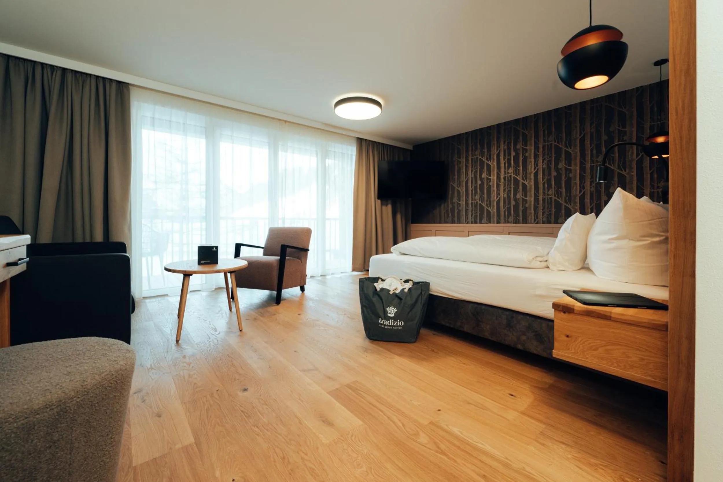 Bed in Hotel Tradizio