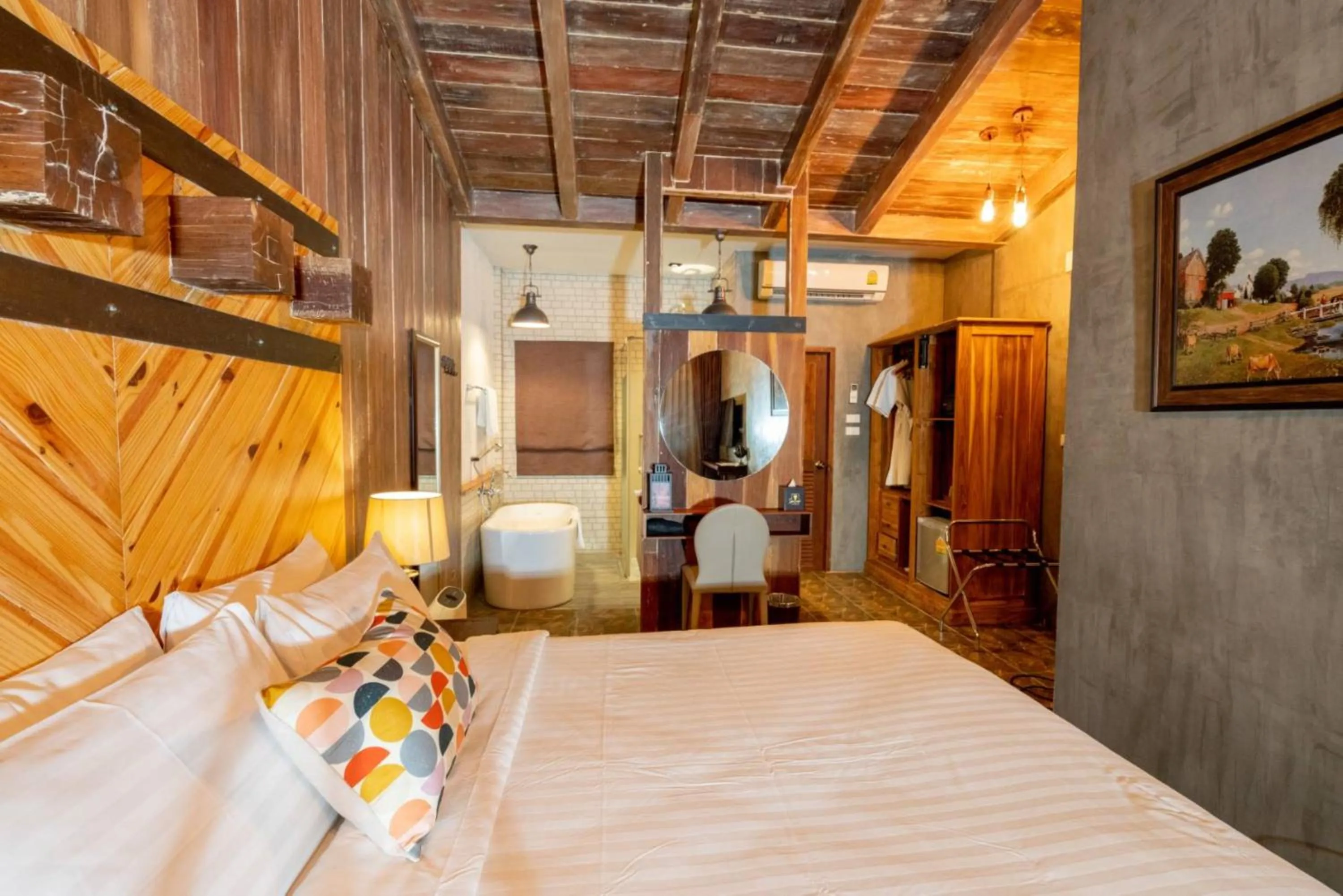 Bed in Sanae' Townhouse Chiang Mai