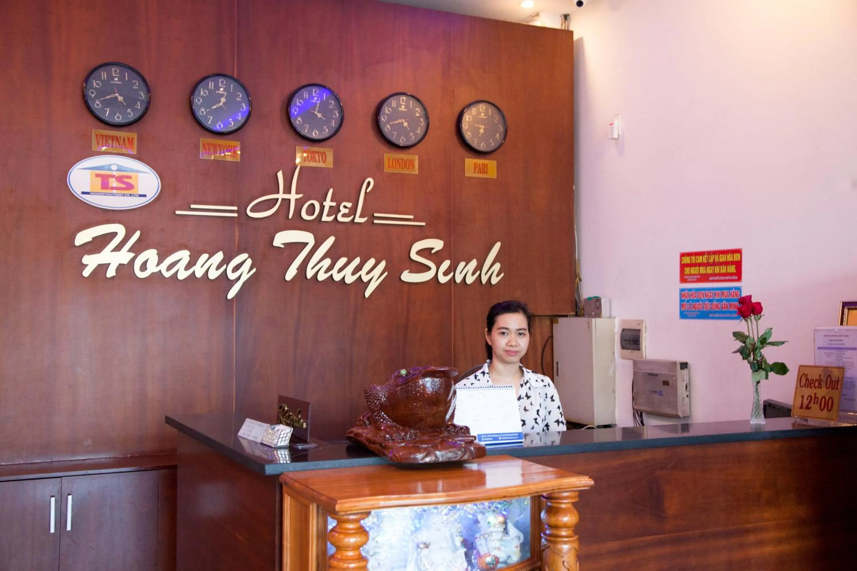 Lobby or reception in Hoang Thuy Sinh Hotel