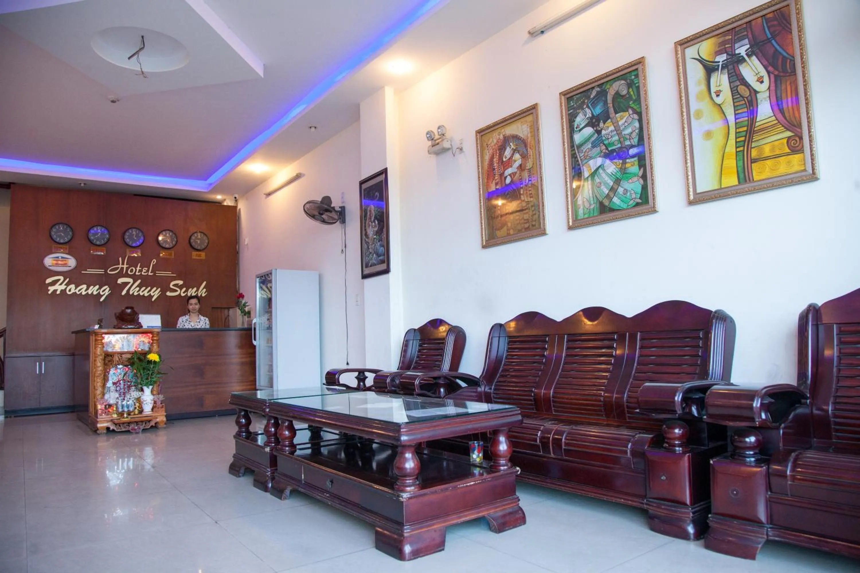 Lobby or reception in Hoang Thuy Sinh Hotel