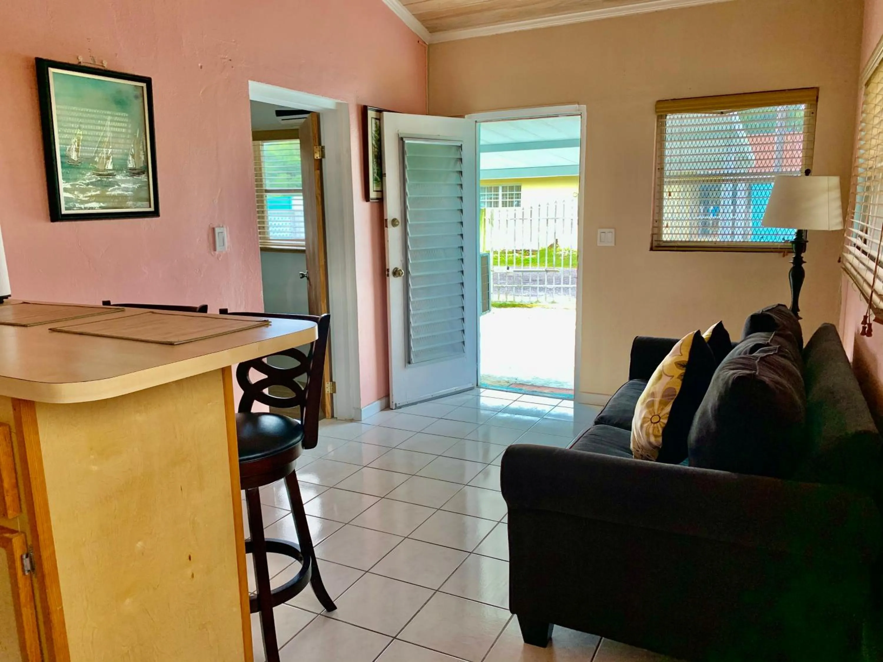 Living room in Dawson’s Hideaway