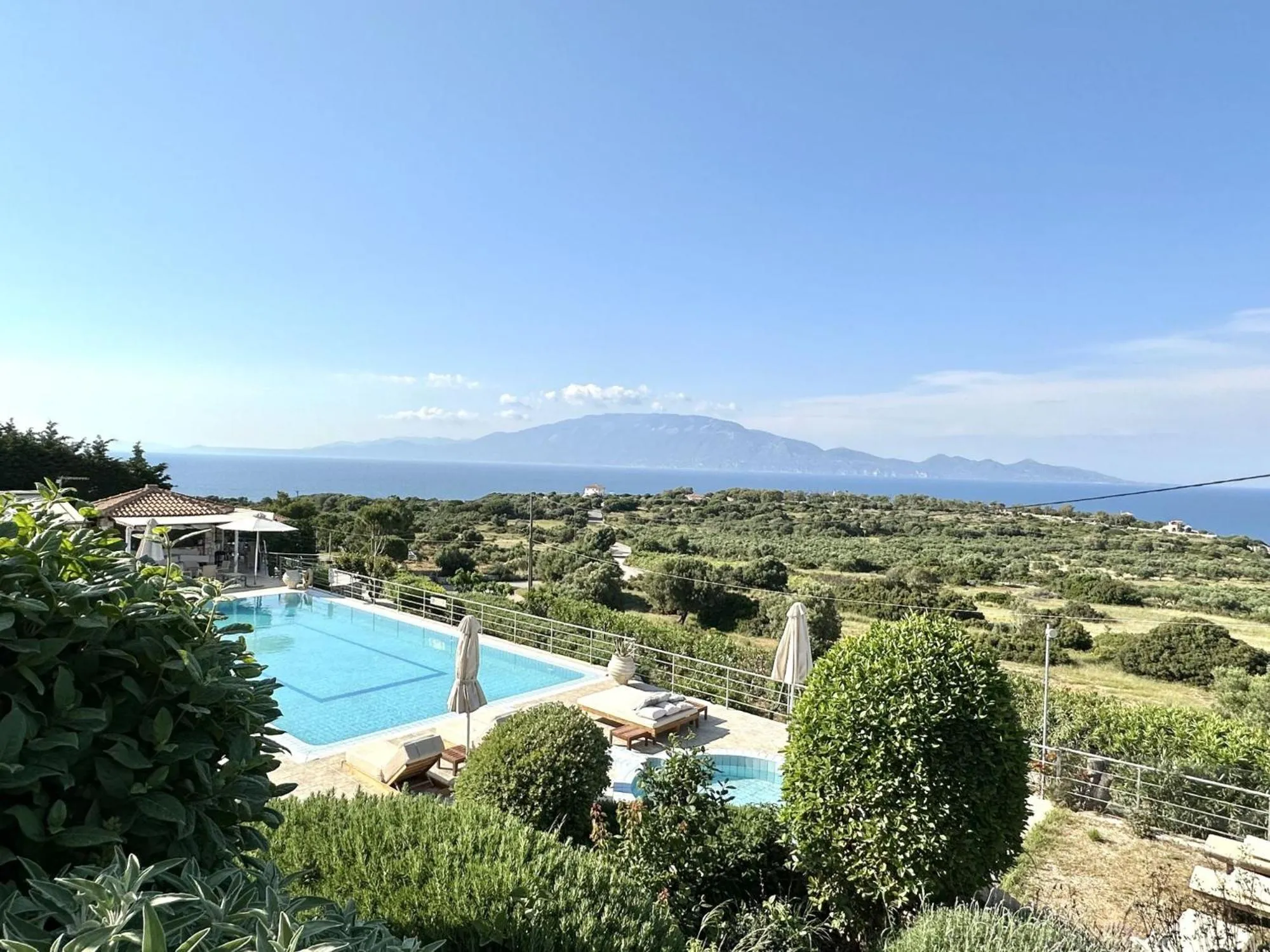 Swimming pool in Lithies Sea View Boutique Hotel