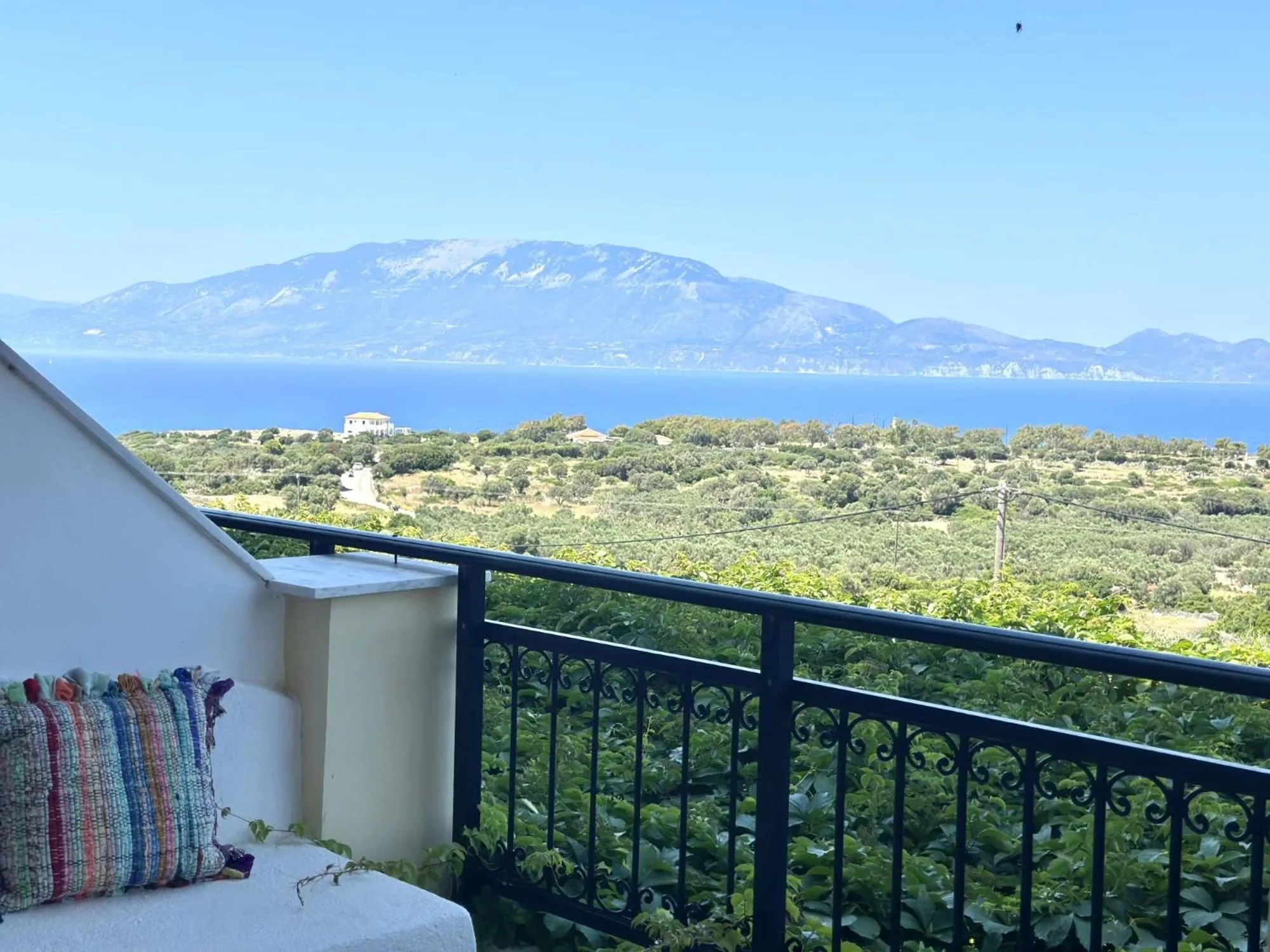 Balcony/Terrace in Lithies Sea View Boutique Hotel