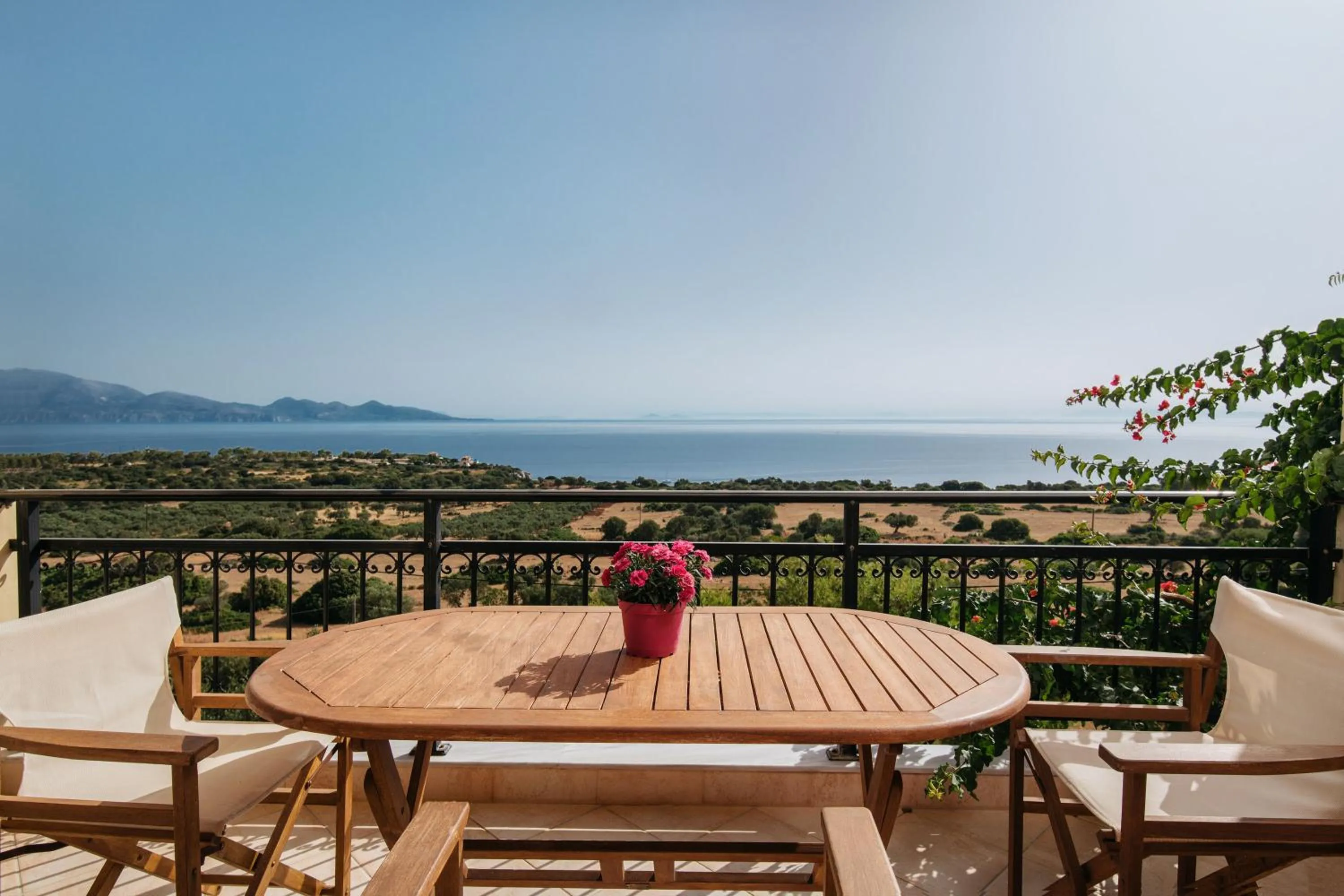 Balcony/Terrace in Lithies Sea View Boutique Hotel