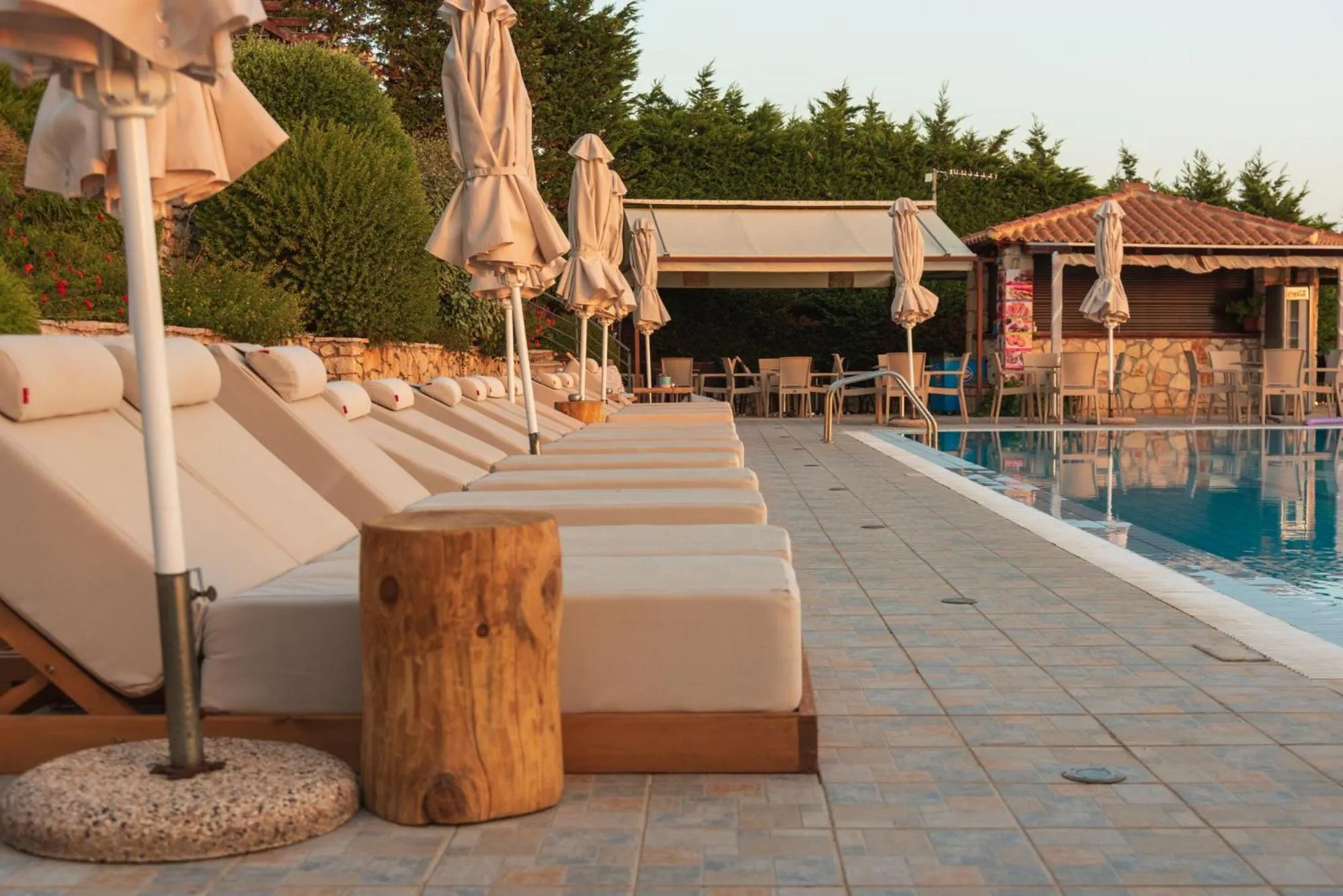 Swimming pool in Lithies Sea View Boutique Hotel