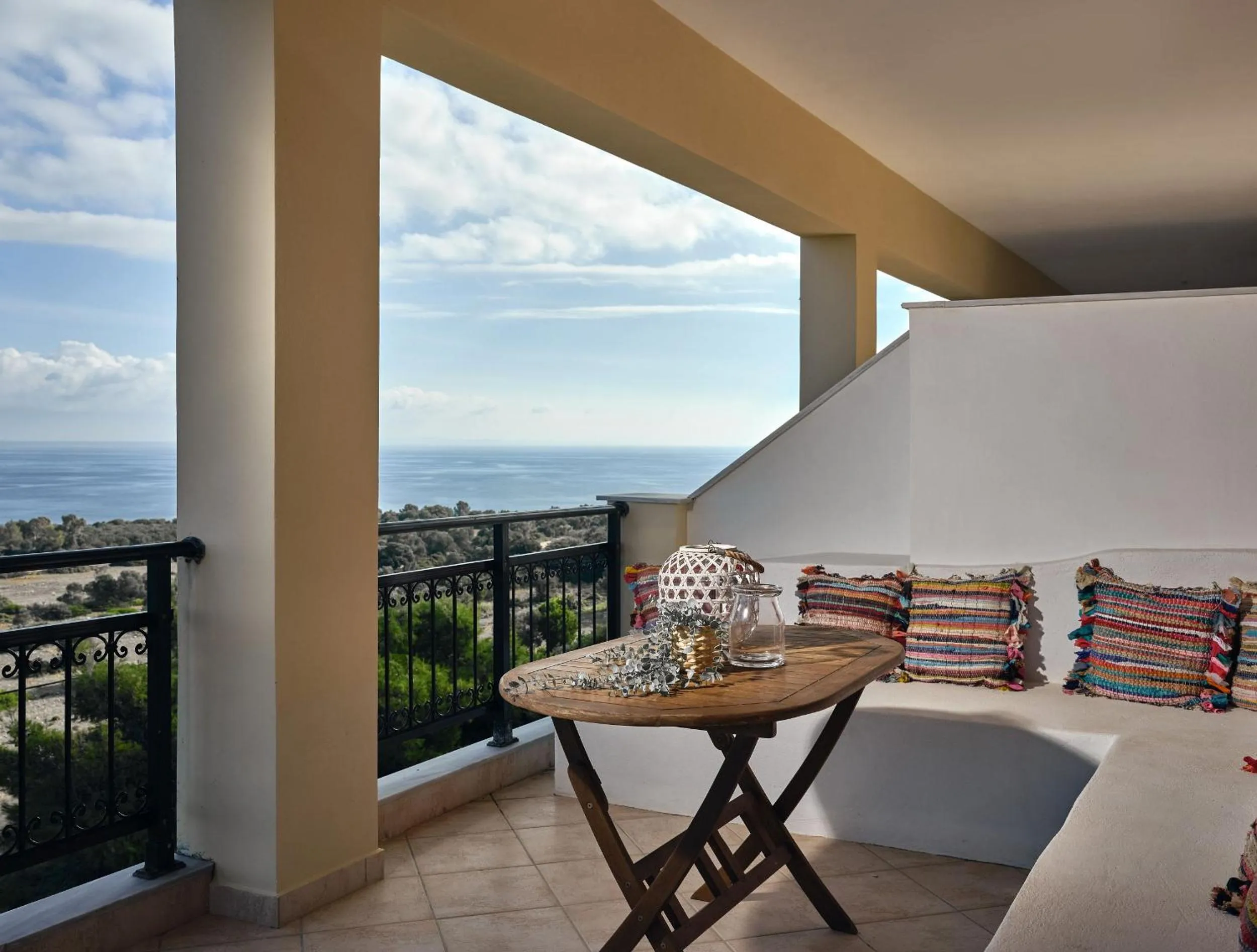 Balcony/Terrace in Lithies Sea View Boutique Hotel