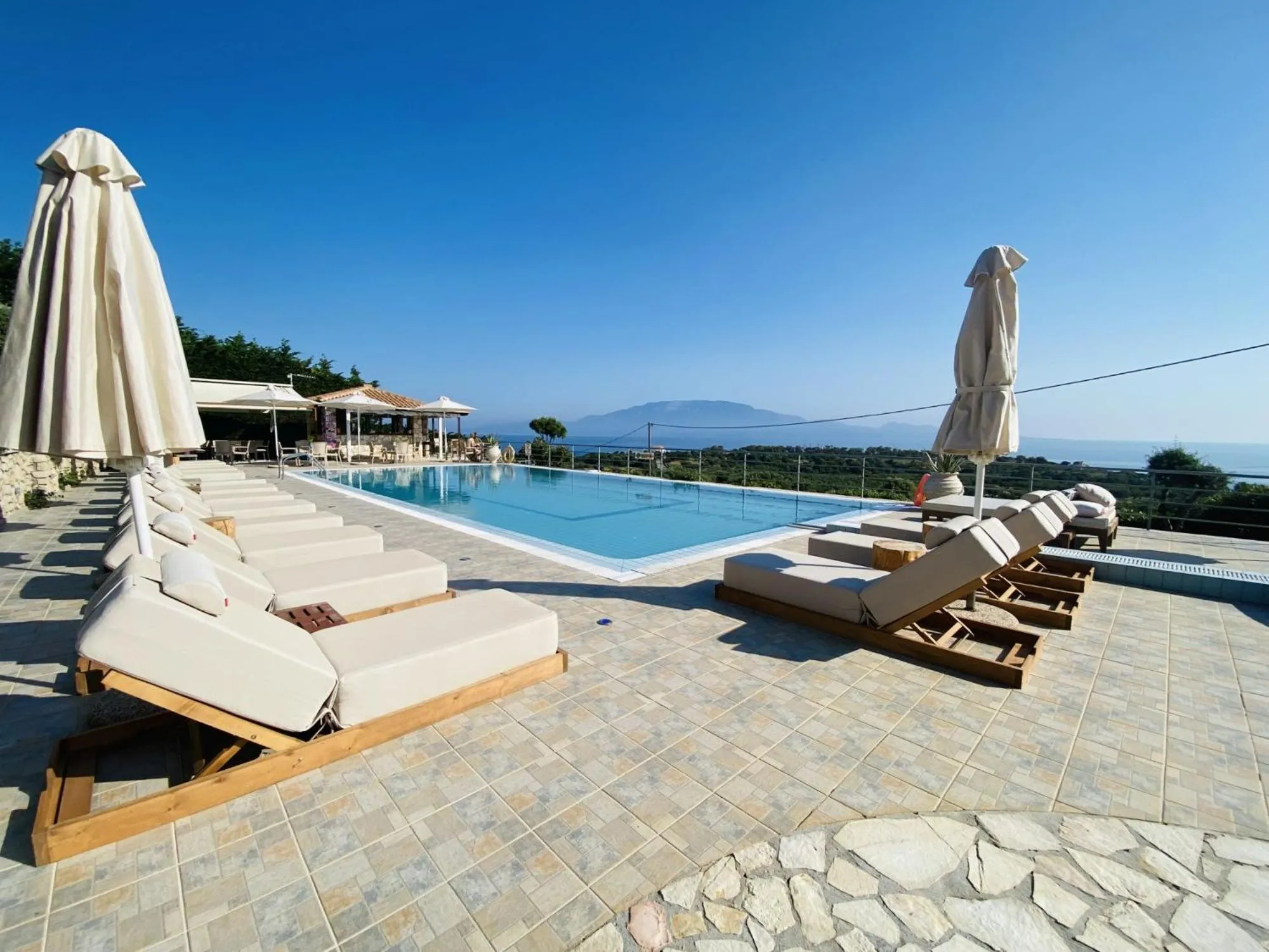 Swimming pool in Lithies Sea View Boutique Hotel