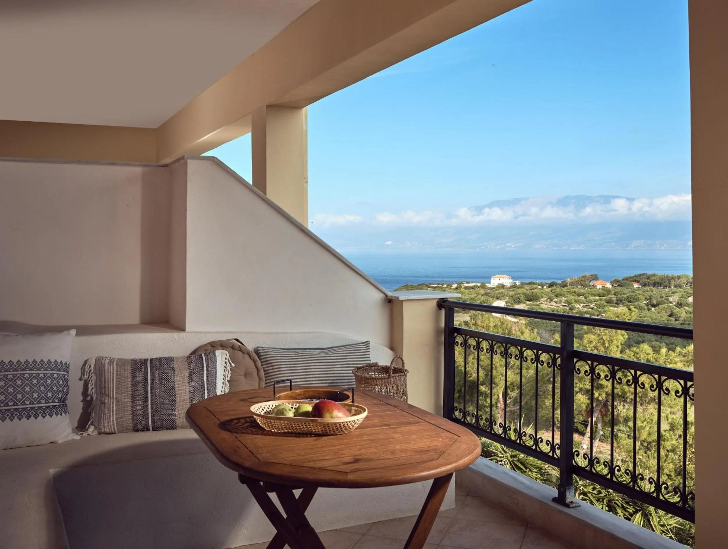 Balcony/Terrace in Lithies Sea View Boutique Hotel