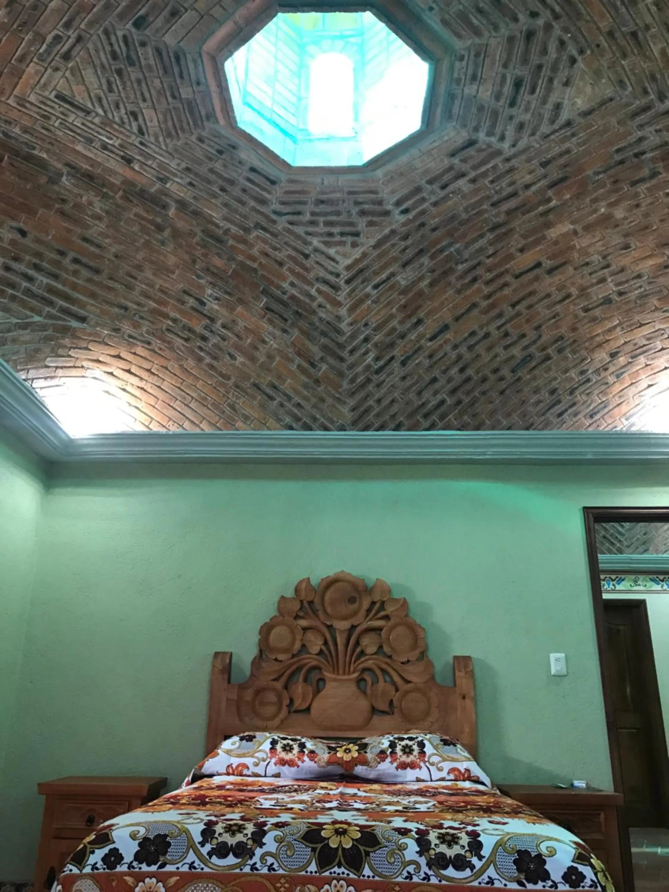 Bed in Posada Casa del Minero