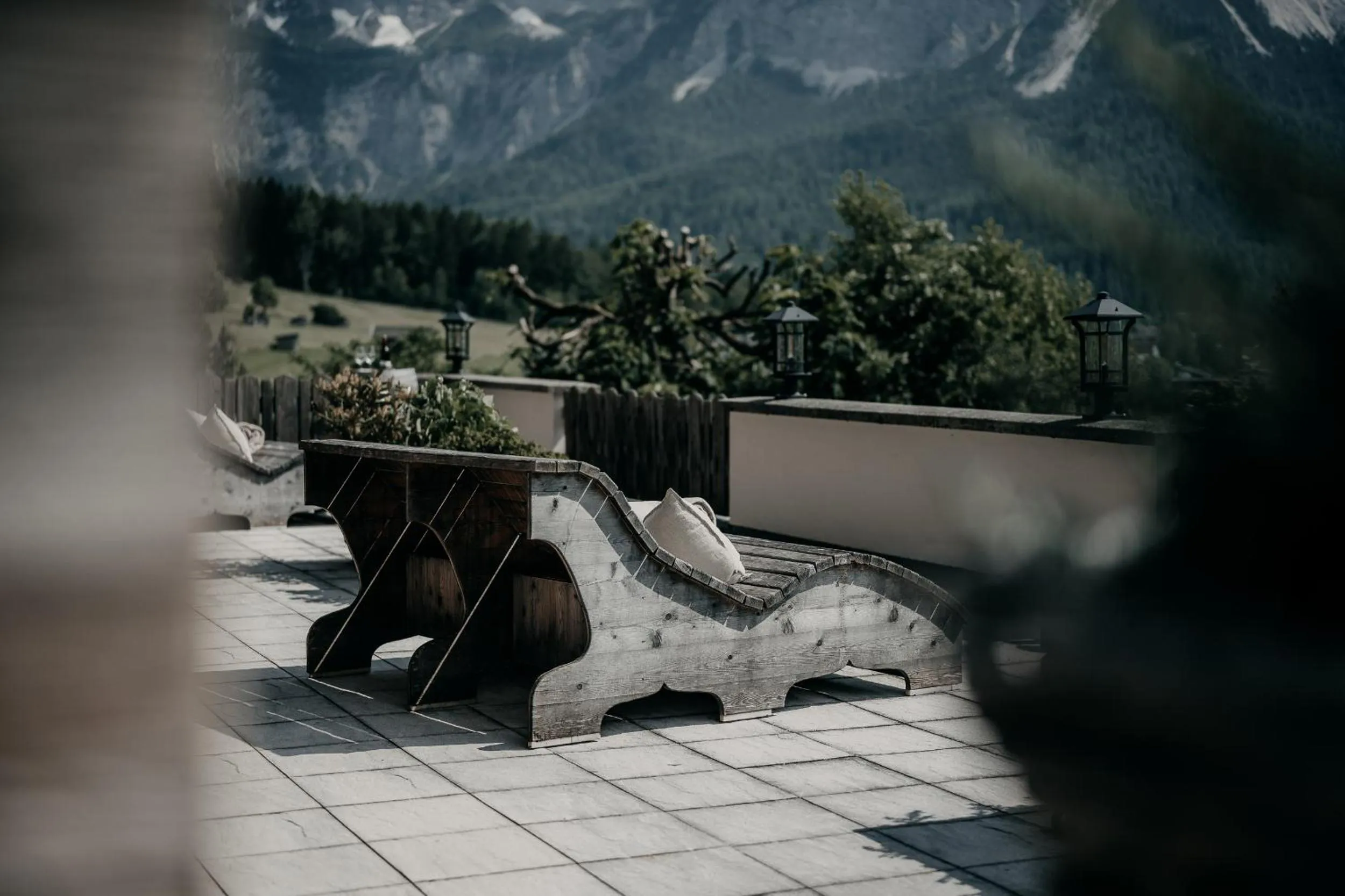 Balcony/Terrace in Alpenappartements Cristall