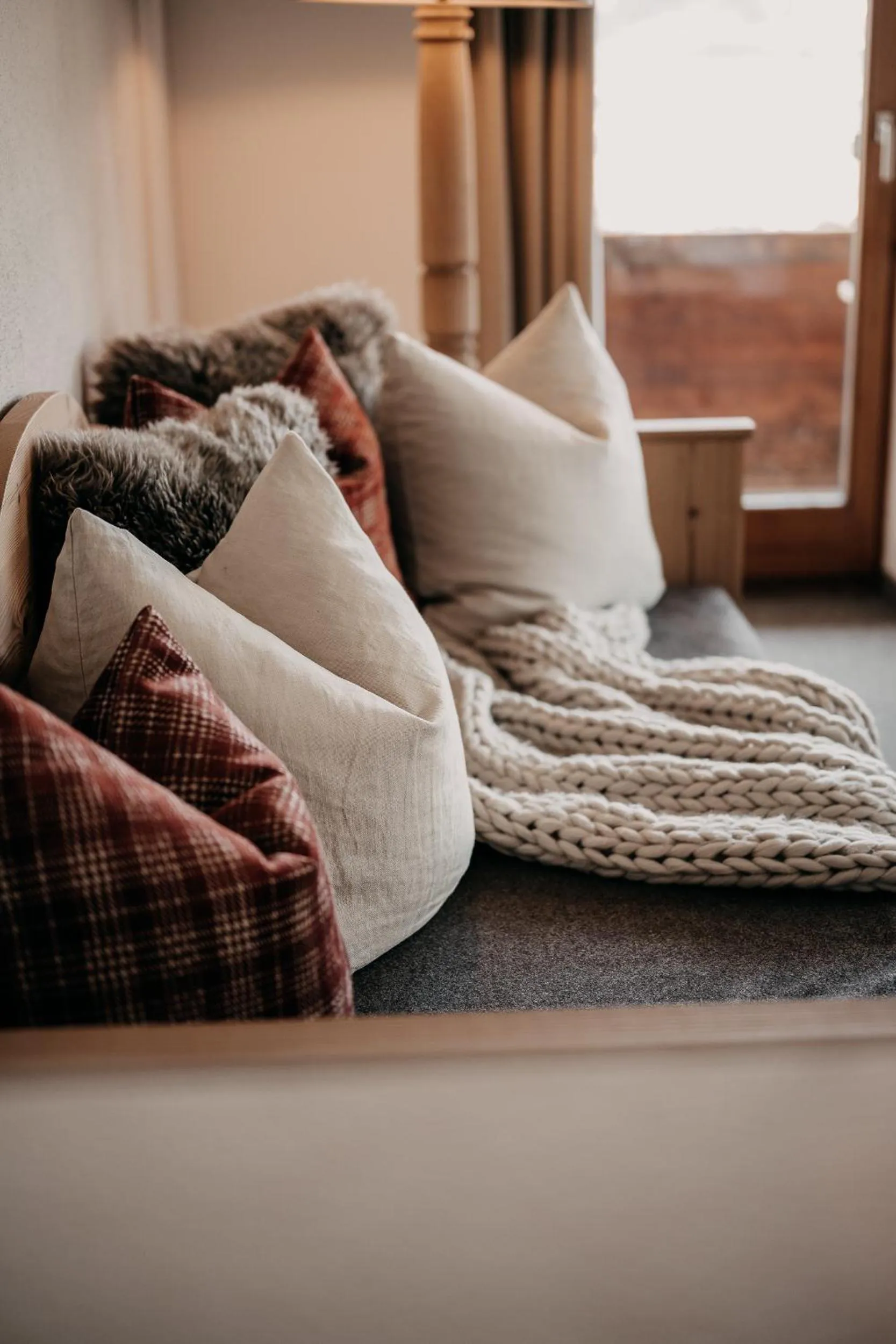 Living room, Bed in Alpenappartements Cristall