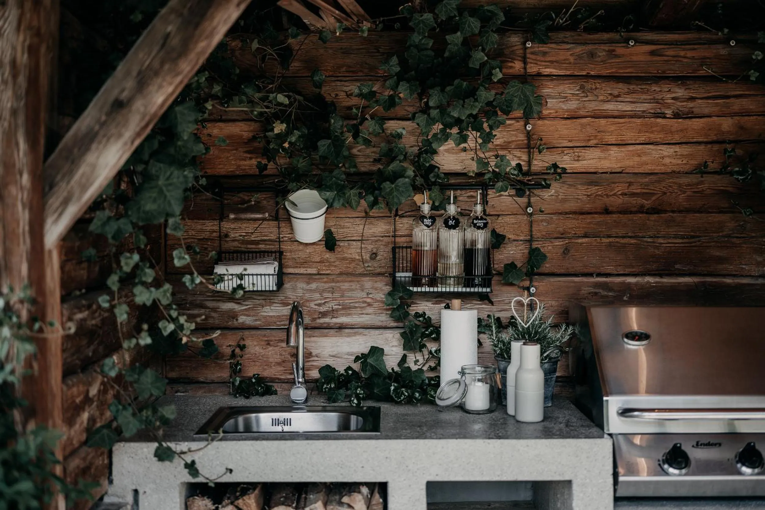 BBQ facilities in Alpenappartements Cristall