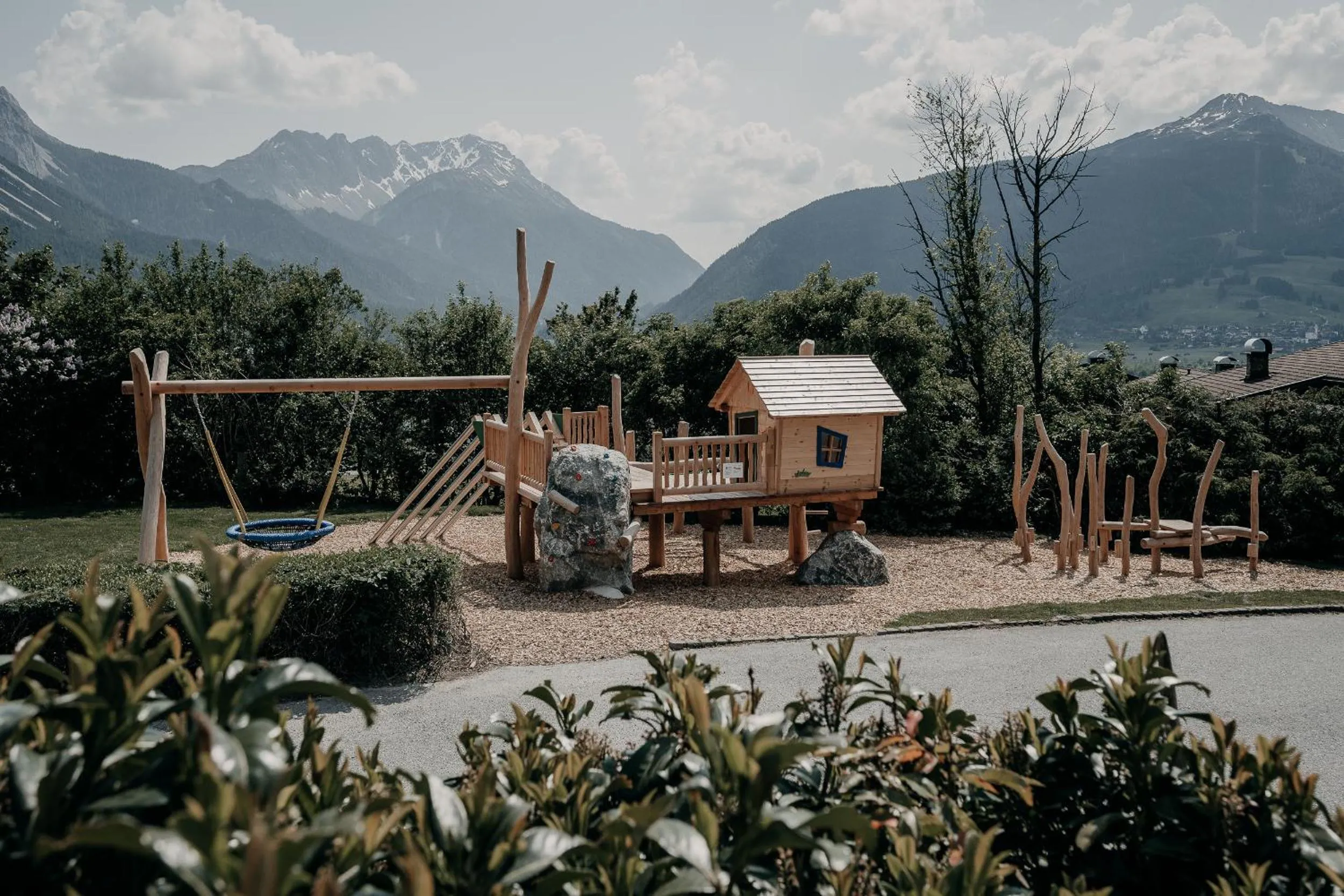 Children play ground in Alpenappartements Cristall