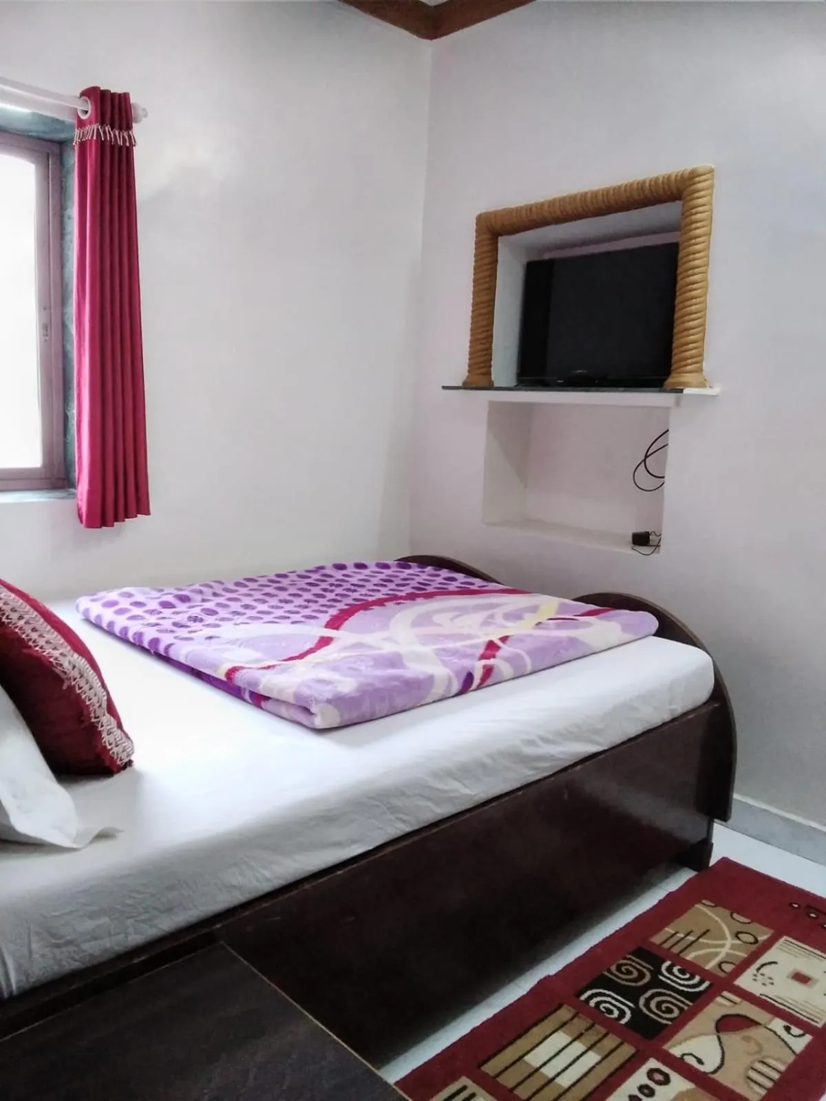 Bedroom, Bed in Om Datta Krupa Niwas Cottage