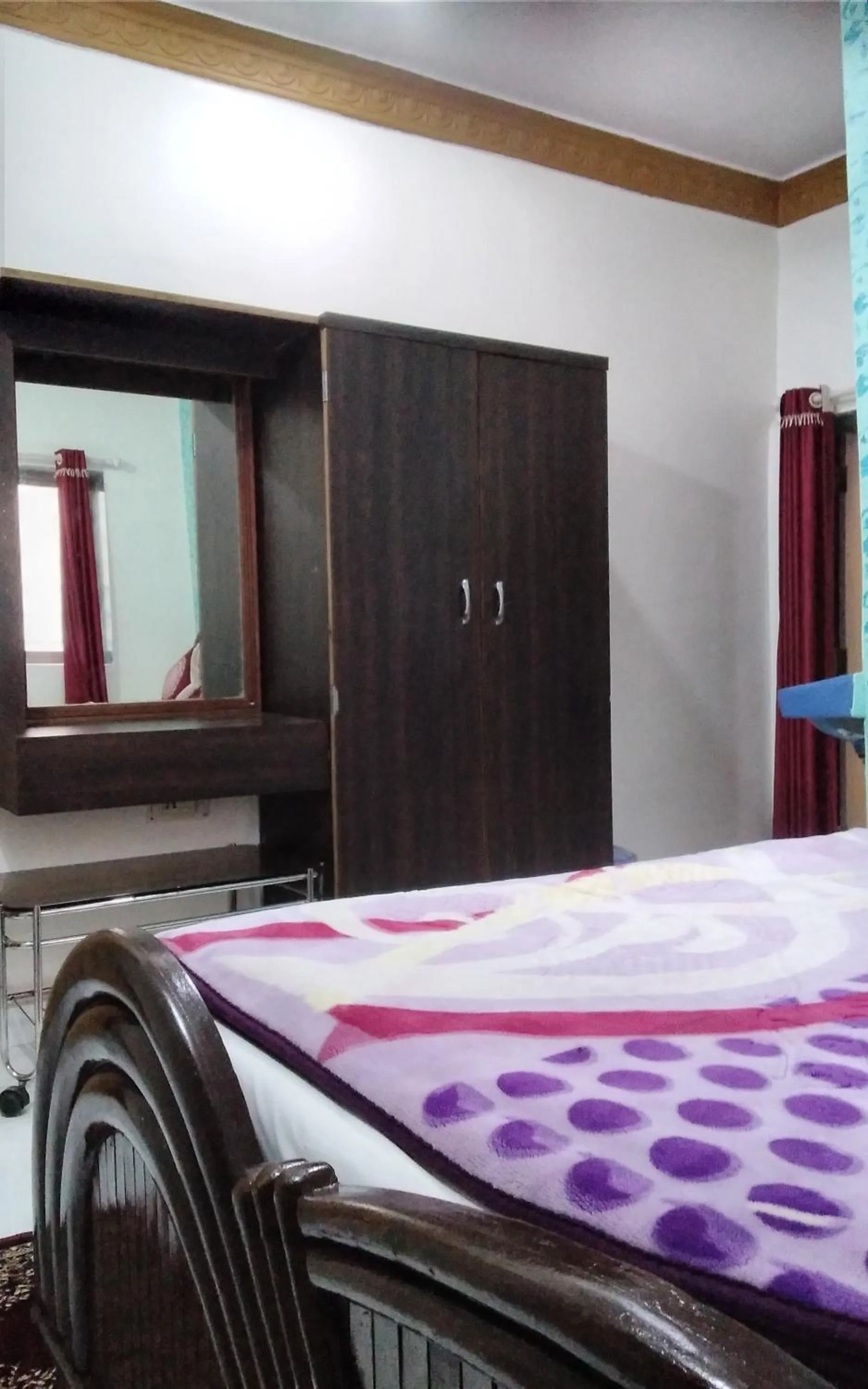 Bedroom, Bed in Om Datta Krupa Niwas Cottage