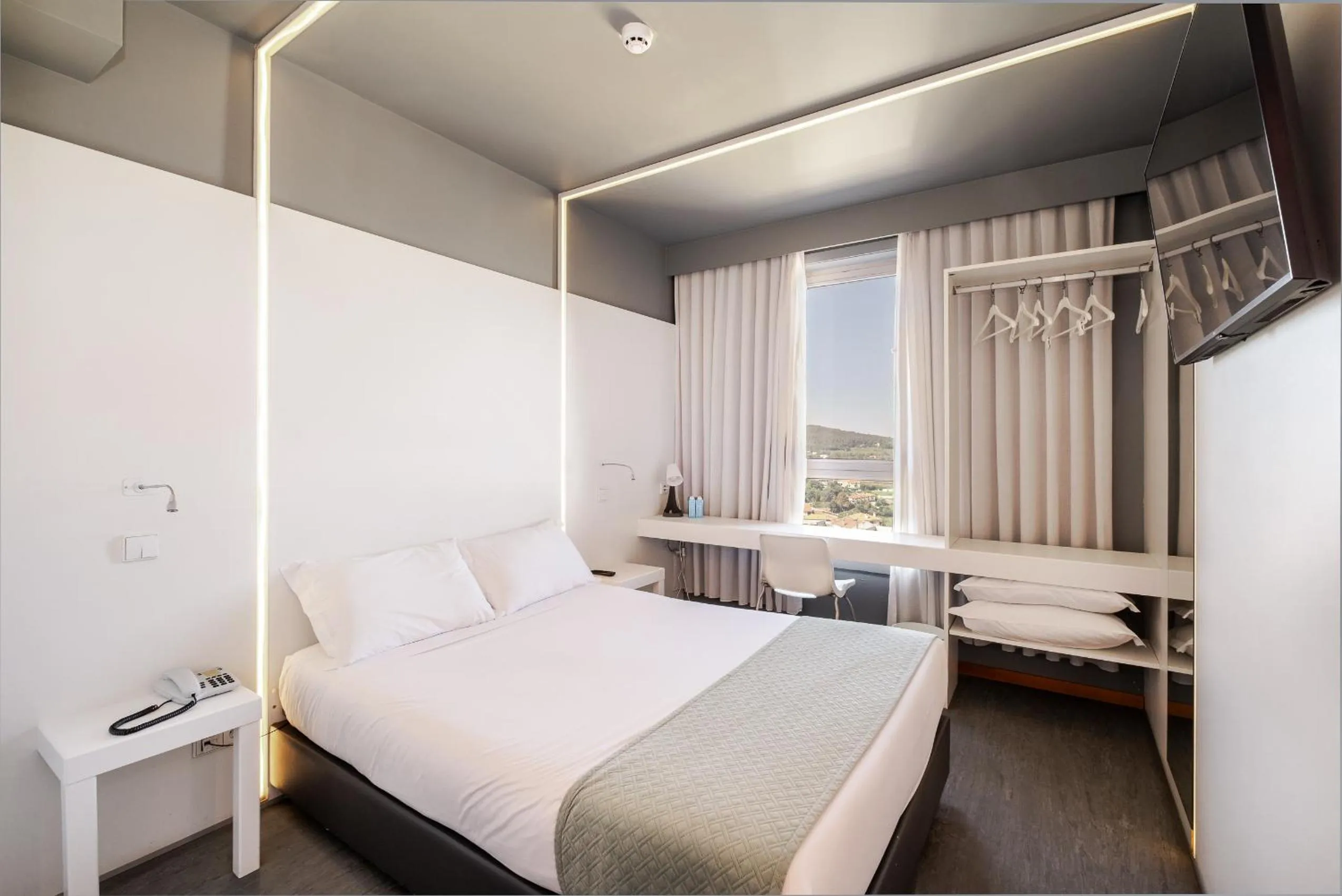 Bedroom, Bed in Basic Braga by Axis