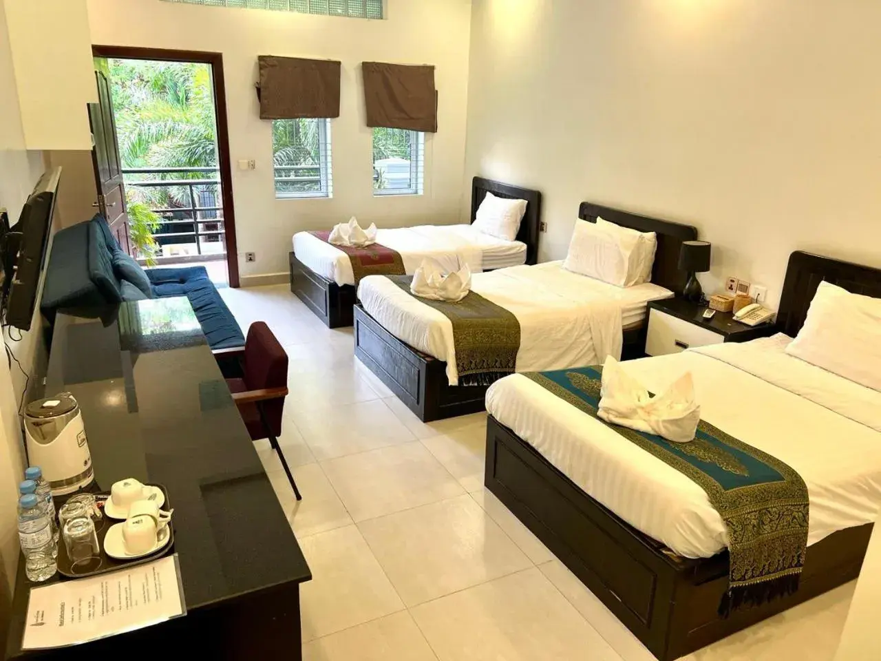 Triple Room with Pool View in The Local Time Village Triple Room with Pool View in The Local Time Village