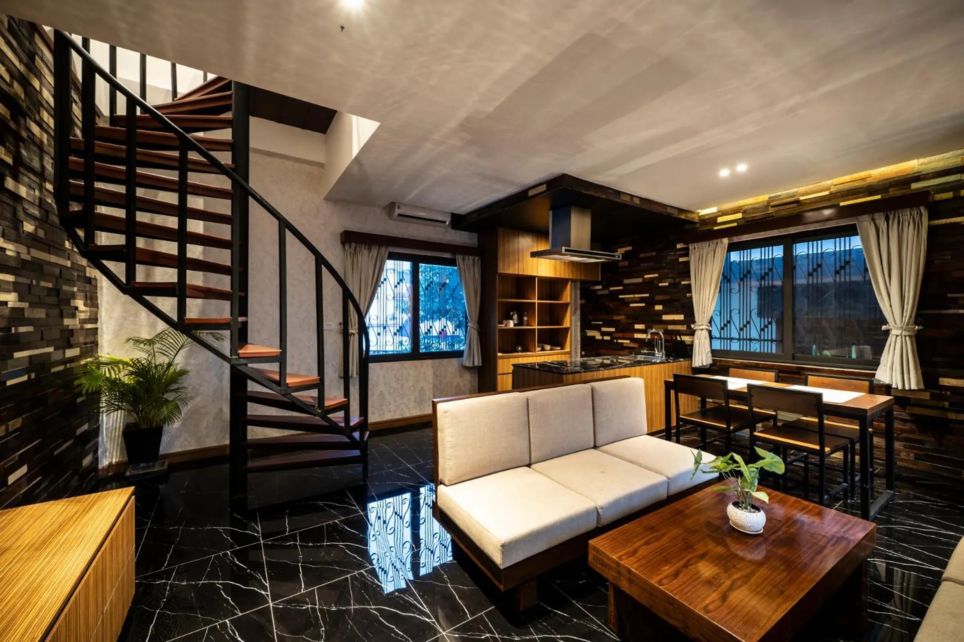 Living room in The Local Time Village