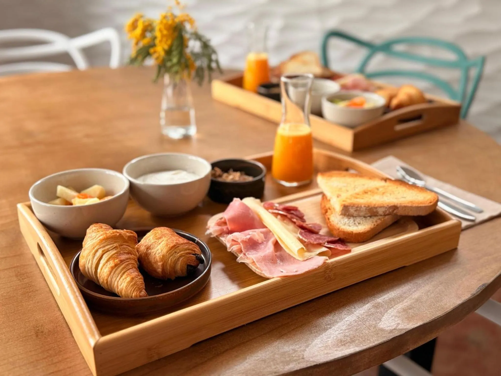 Breakfast in La Fonda