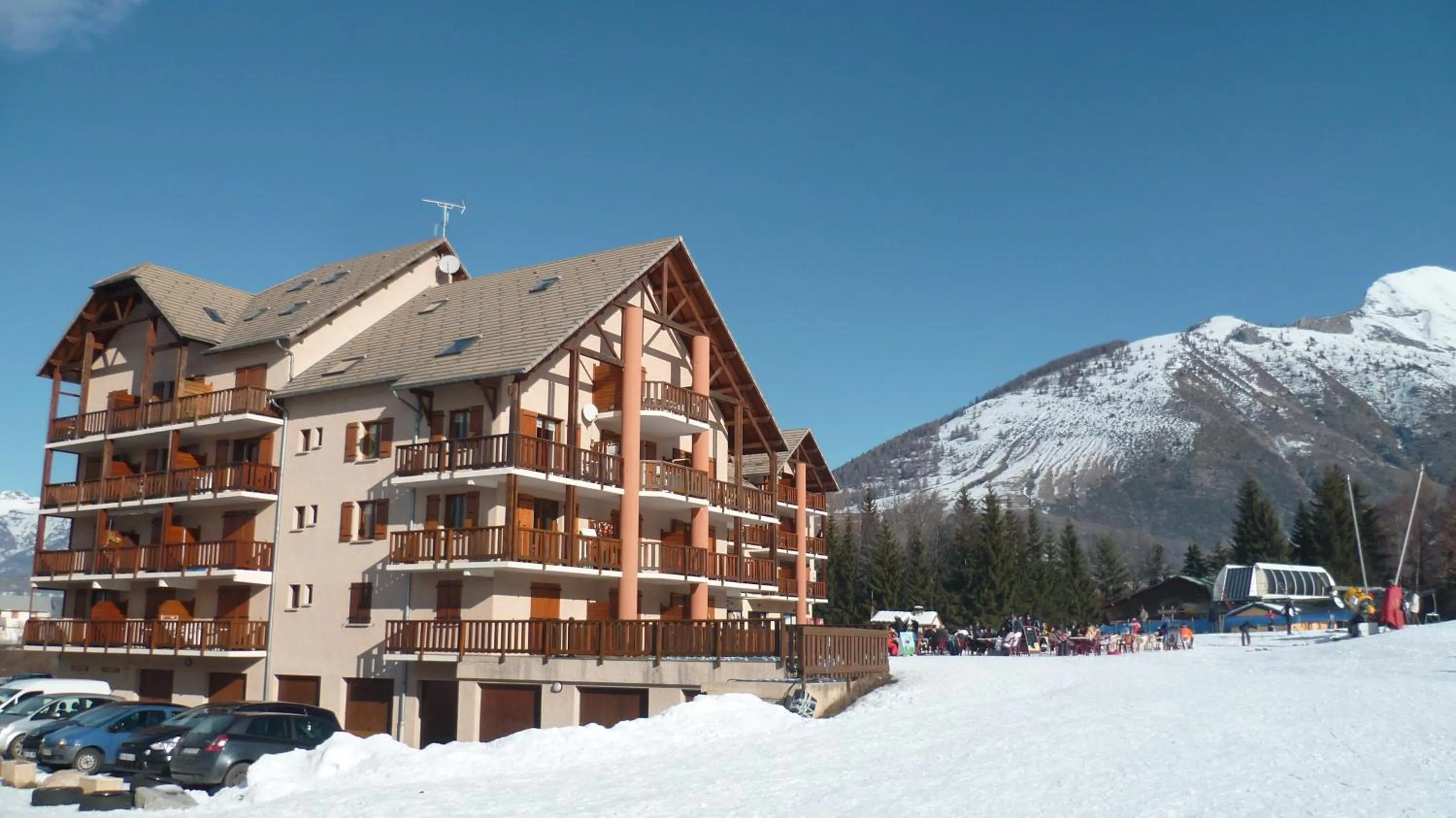 Mountain view in Résidence Les Ecrins