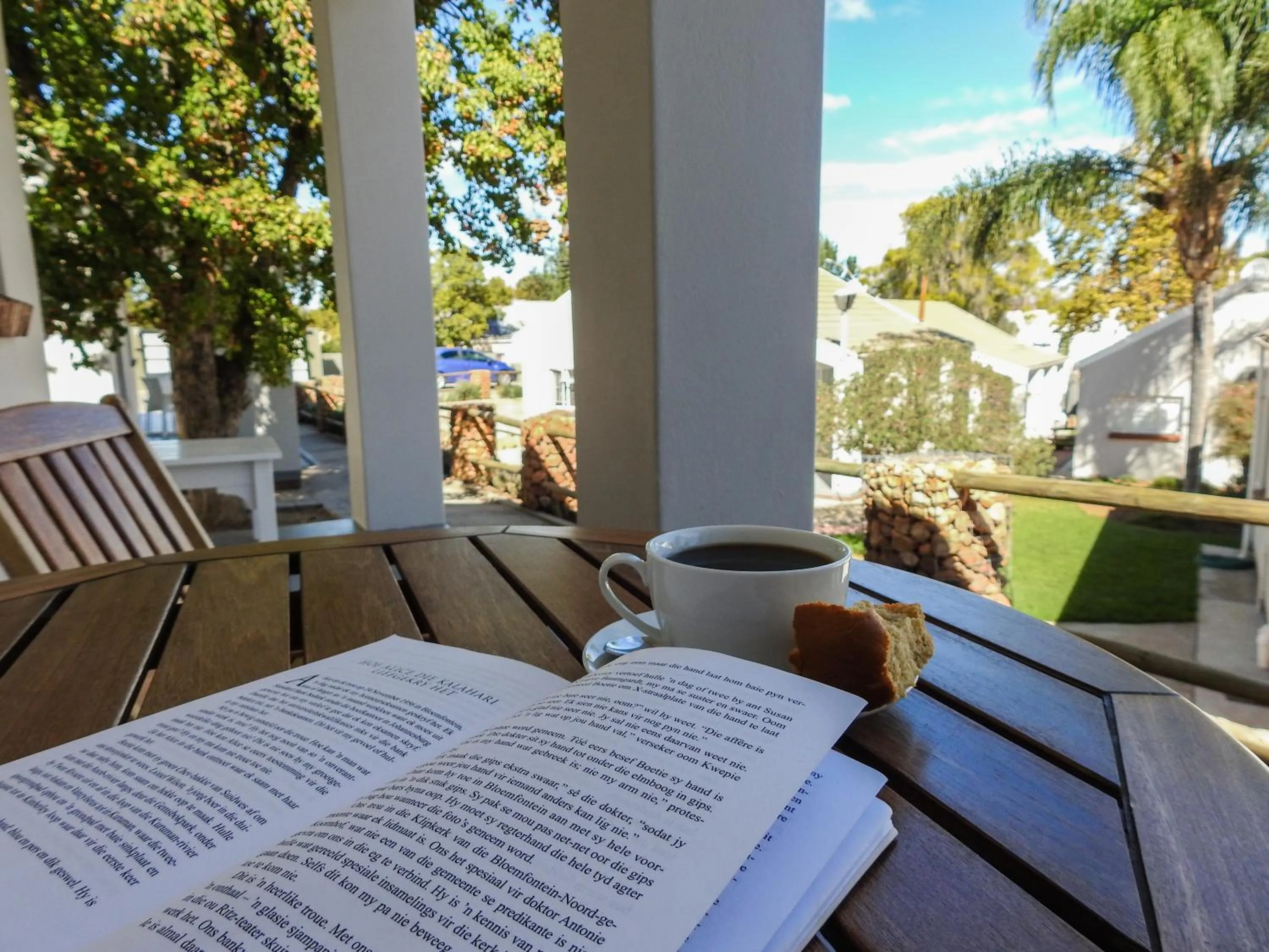 Patio in The Featherbed - Oudtshoorn