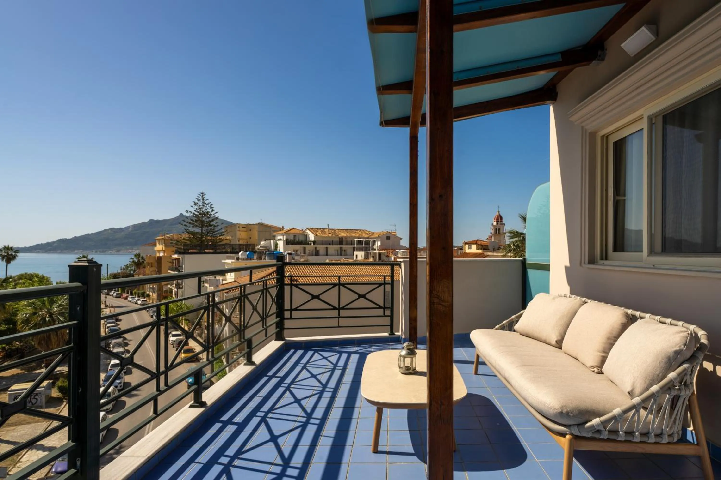 Patio in Plaza Hotel