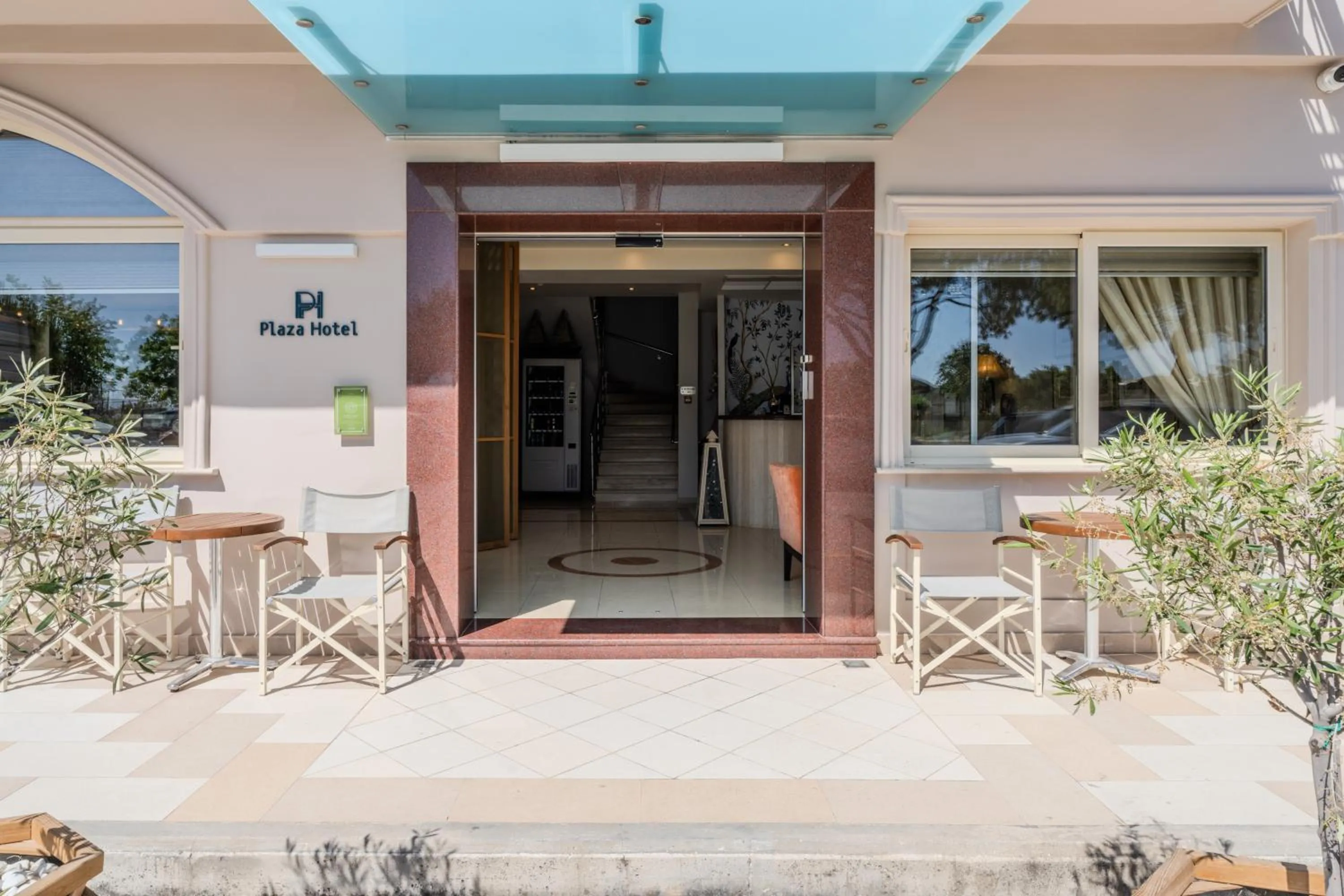 Property building in Plaza Hotel