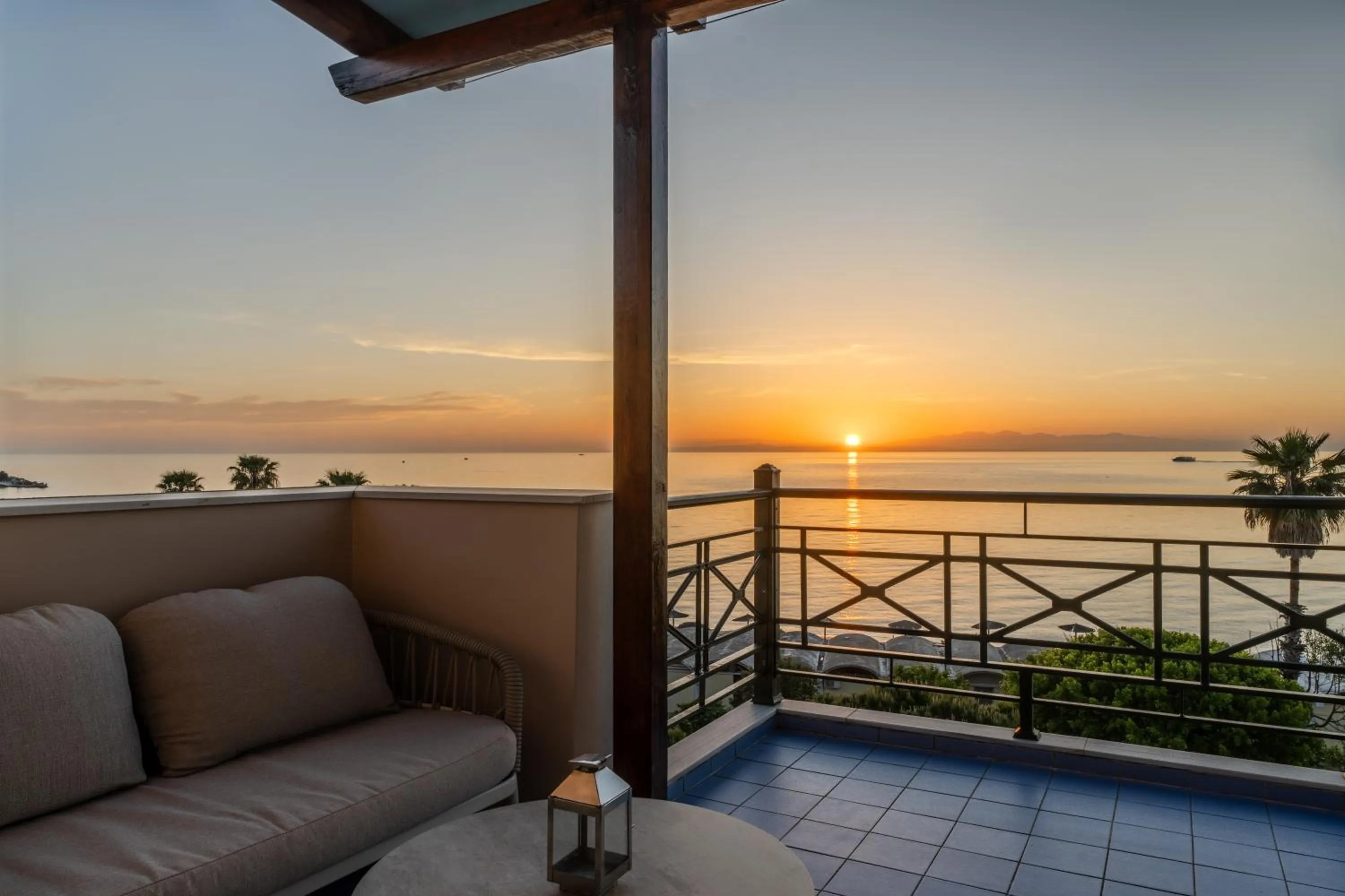 Patio in Plaza Hotel