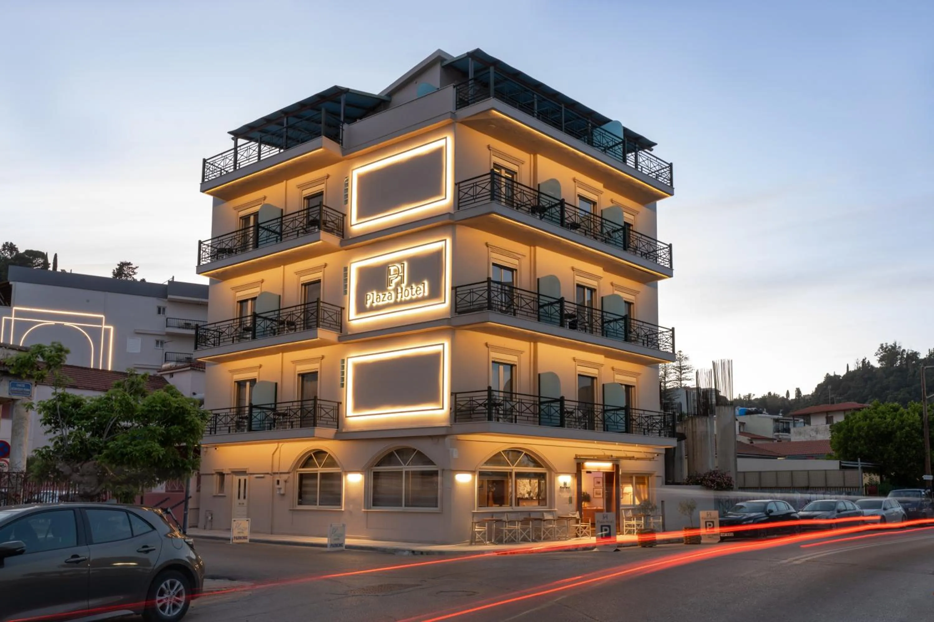 Property building in Plaza Hotel