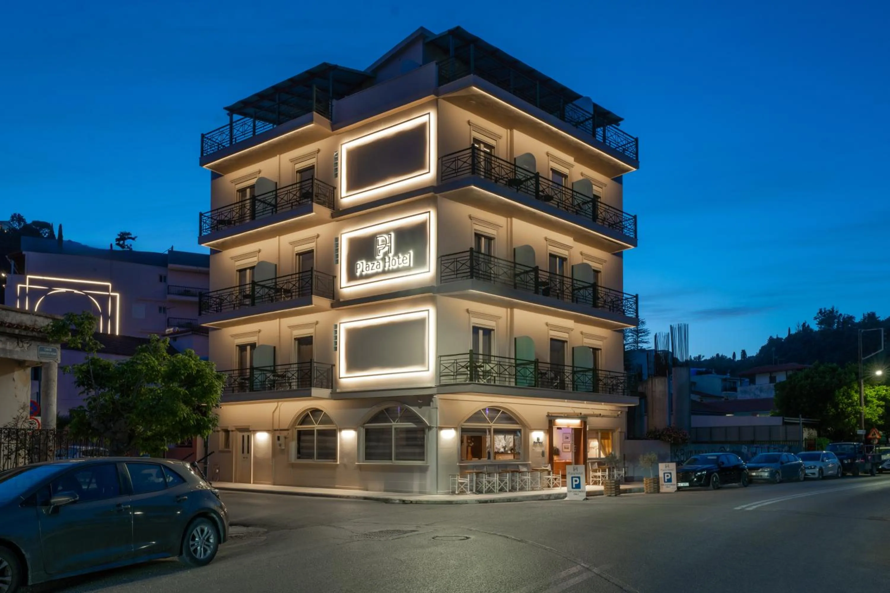 Property building in Plaza Hotel