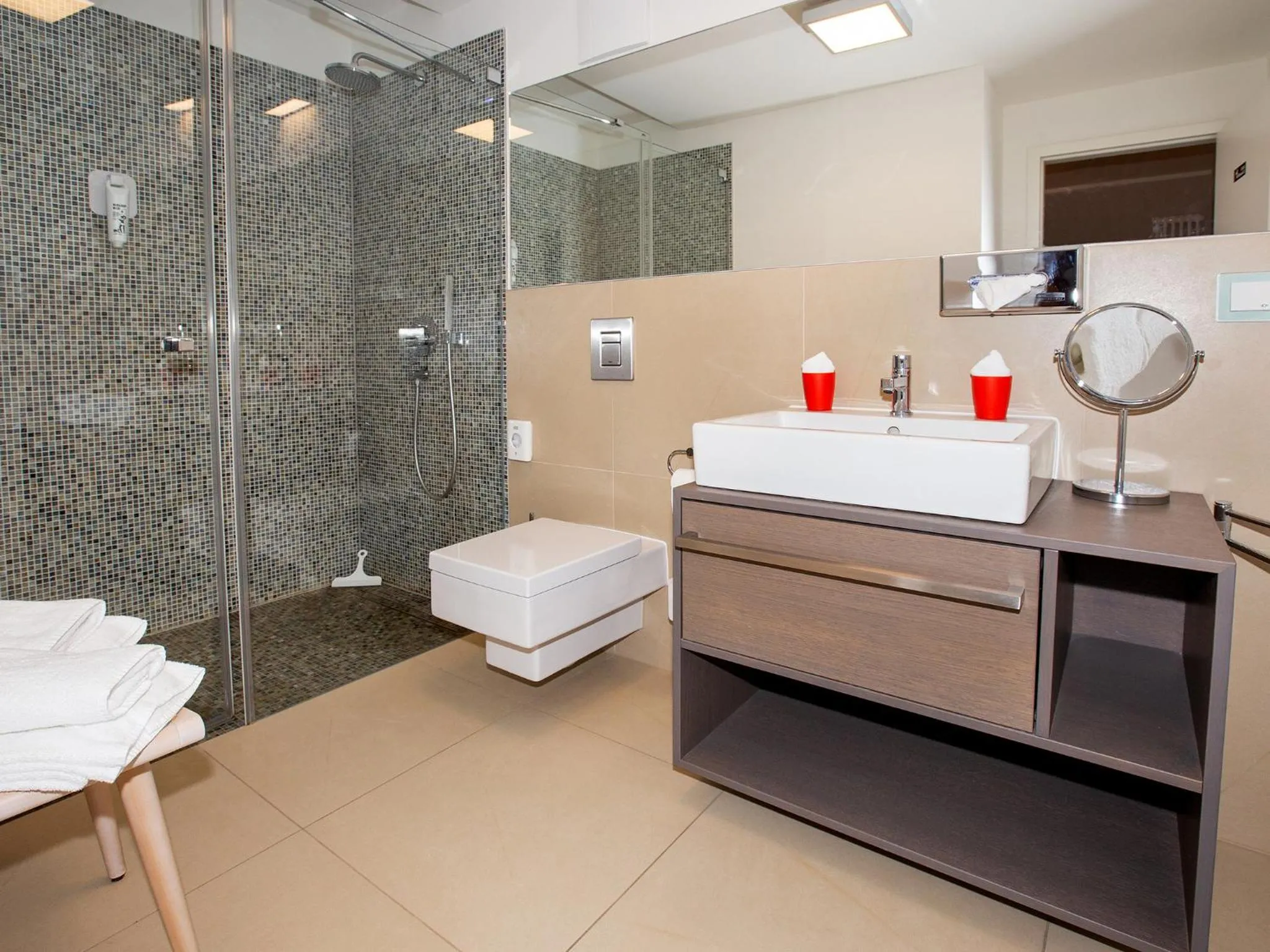 Bathroom in DORMERO Strandhotel Rügen