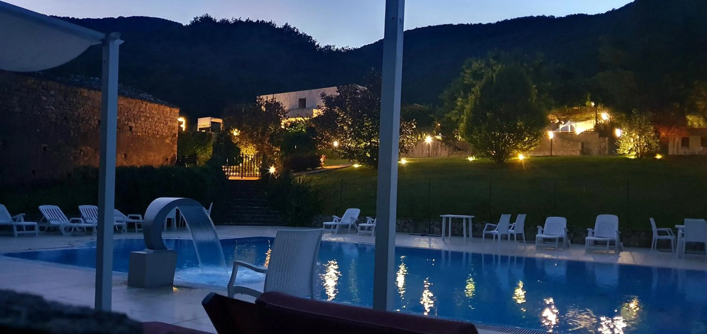 Pool view in Sotto Il Cielo Hotel