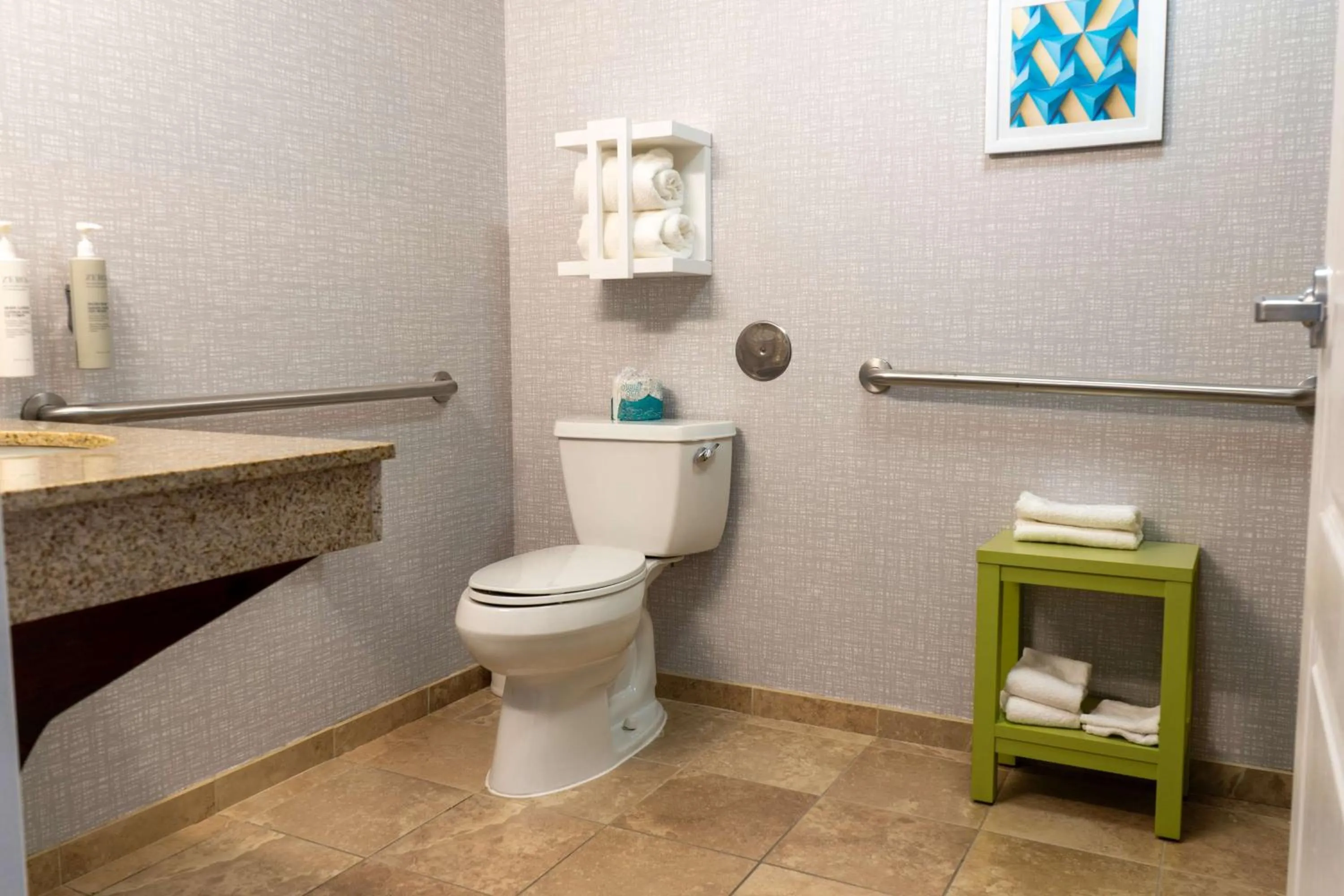 Bathroom in Hampton Inn Elkhorn Lake Geneva Area