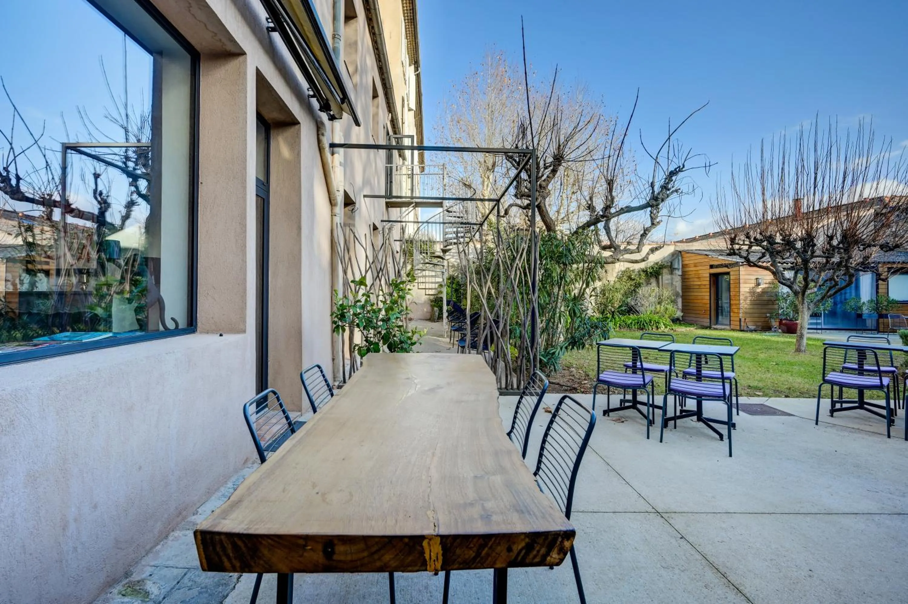 Garden in Hôtel Paul