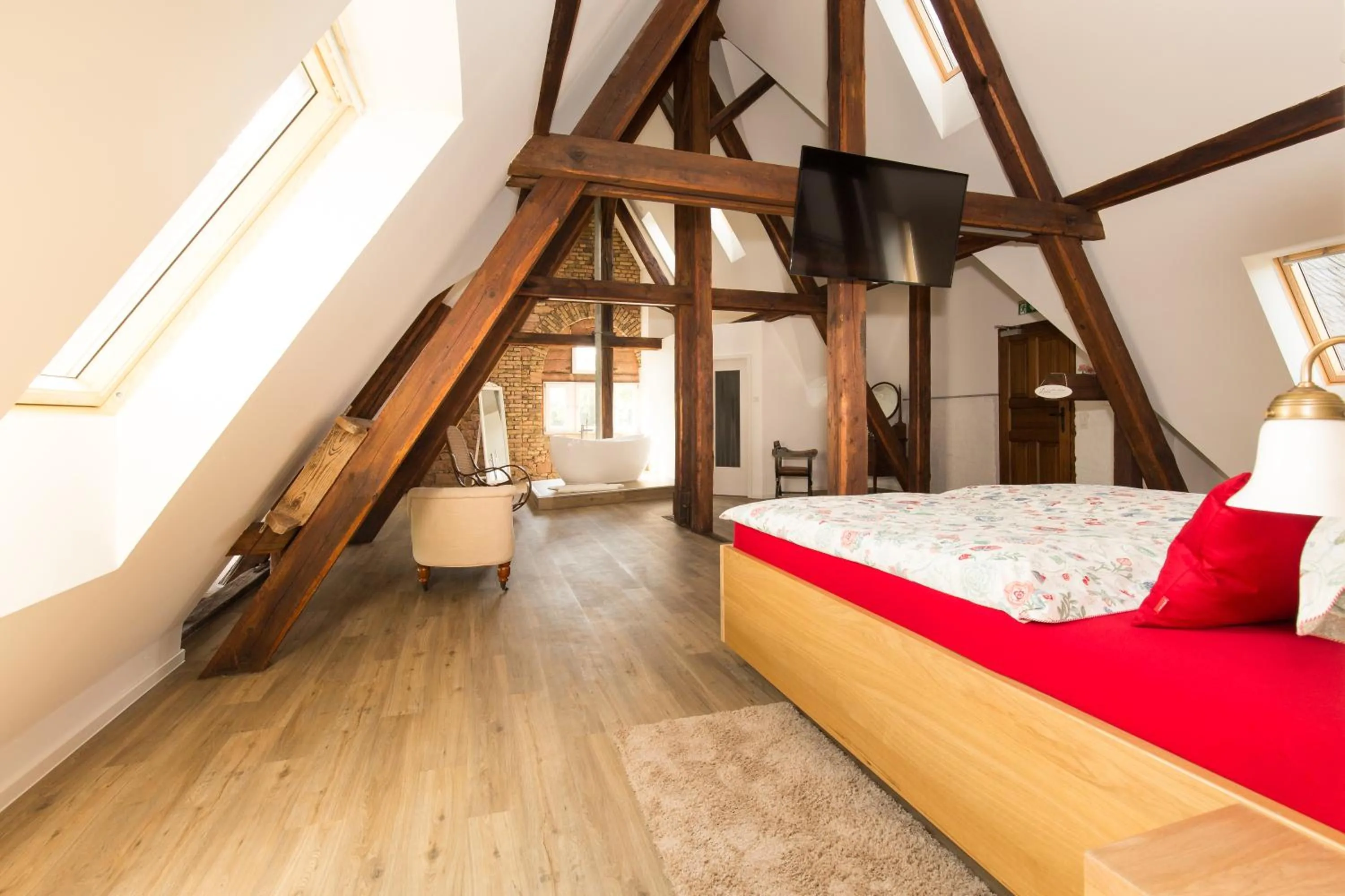 Photo of the whole room, Bed in Altes Amtsgericht Oppenheim