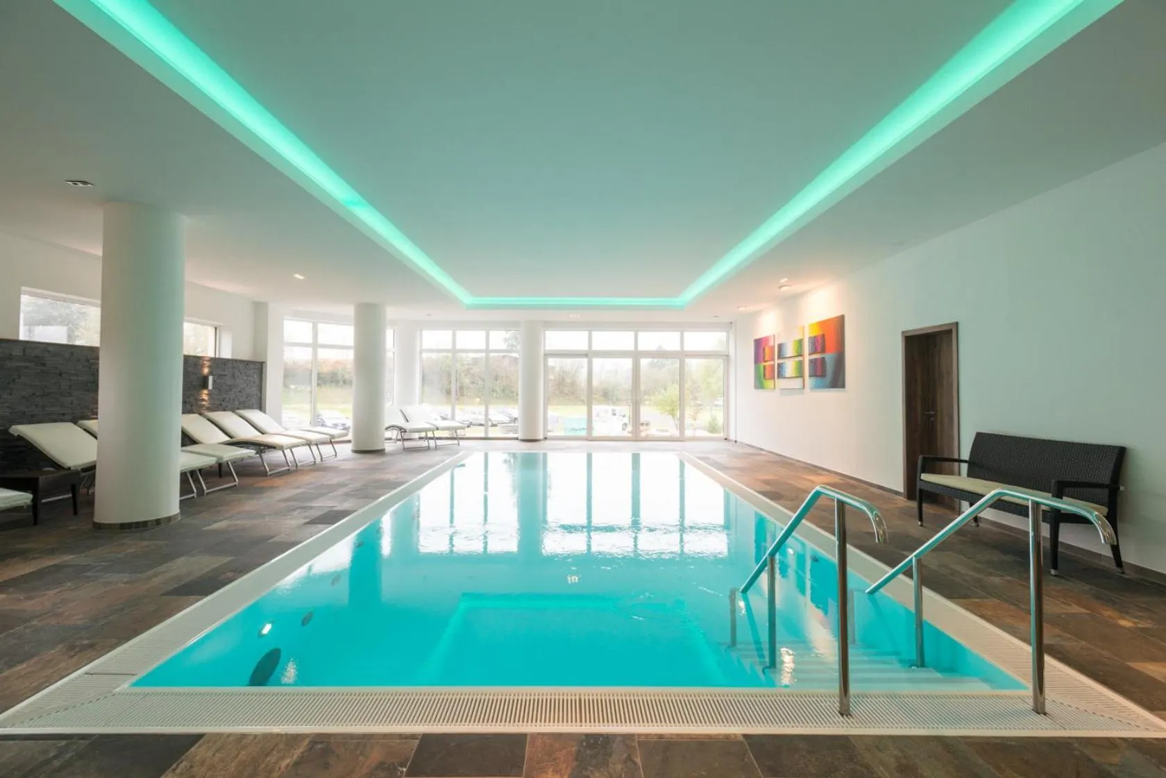 Swimming pool in Hotel Haus Tiefenbach