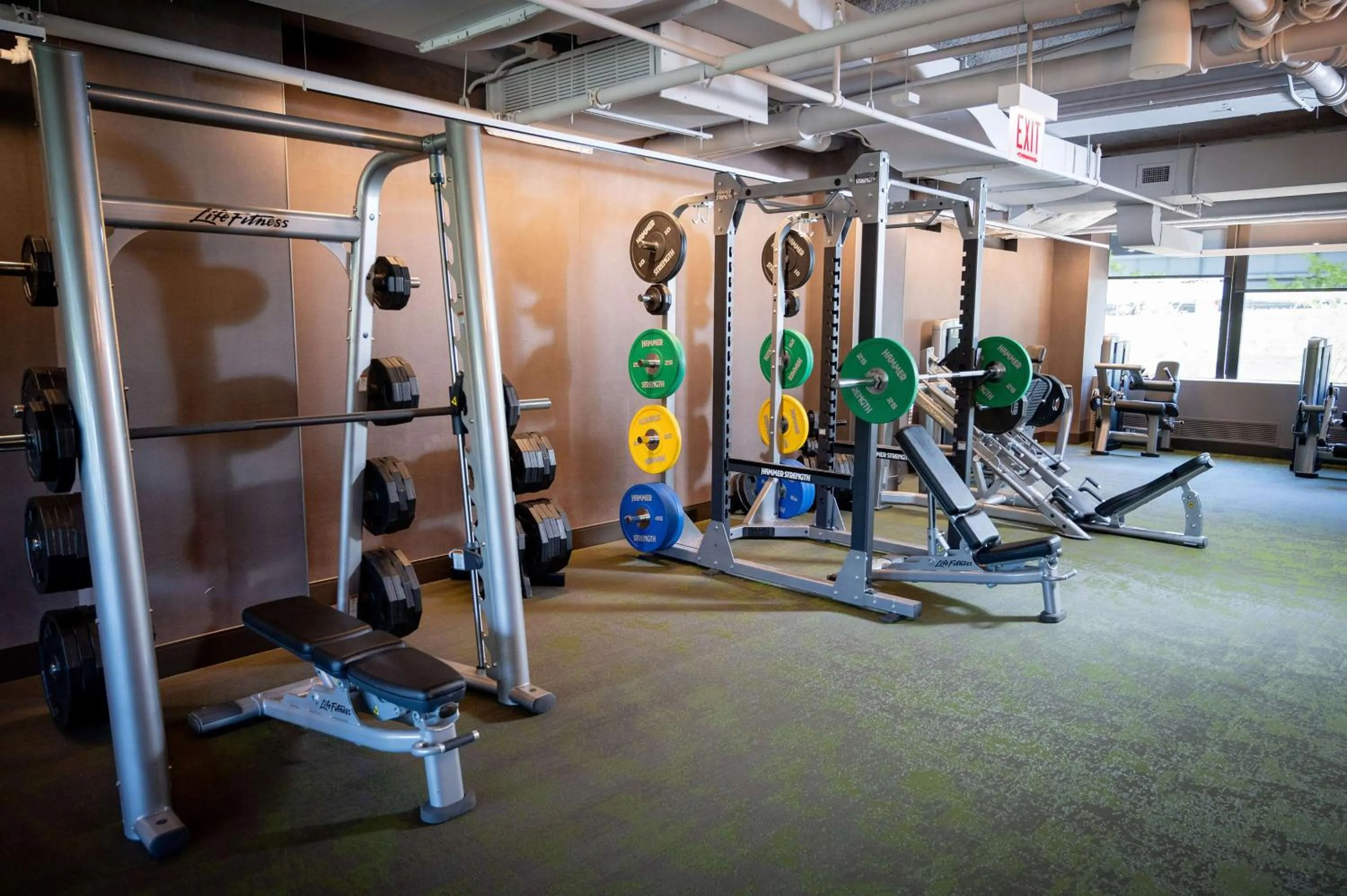Fitness centre/facilities in Hilton Chicago O'Hare Airport