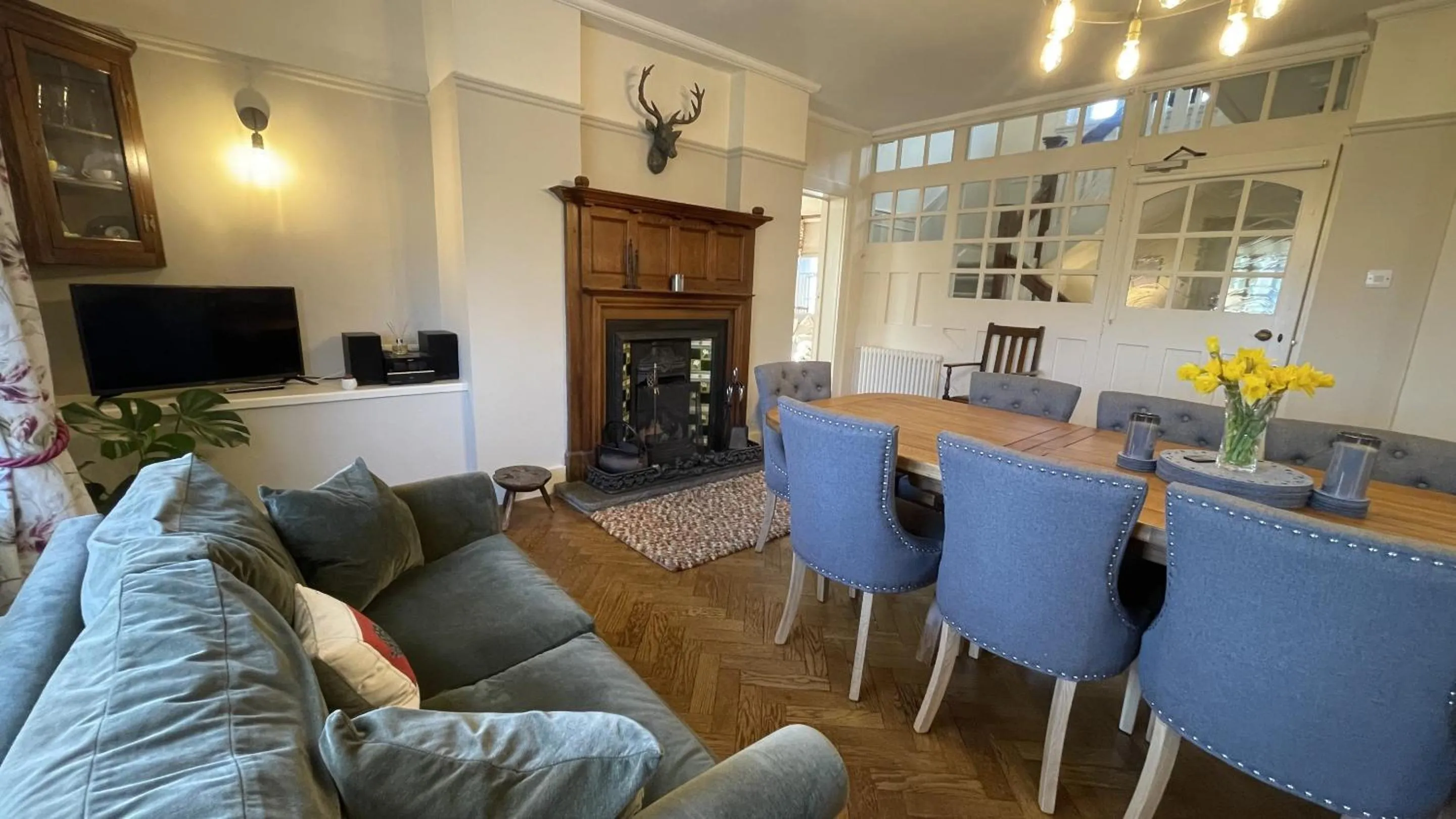 Dining area in Tan Y Cytiau