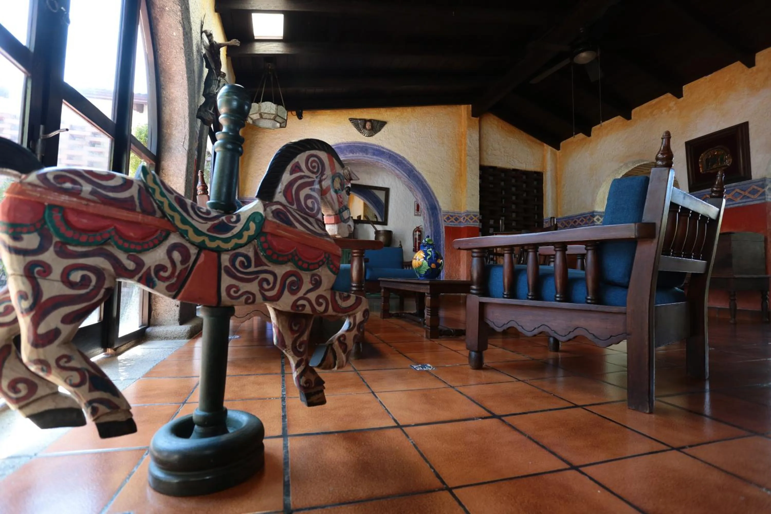 Communal lounge/ TV room in Hotel Casa Colonial Boutique