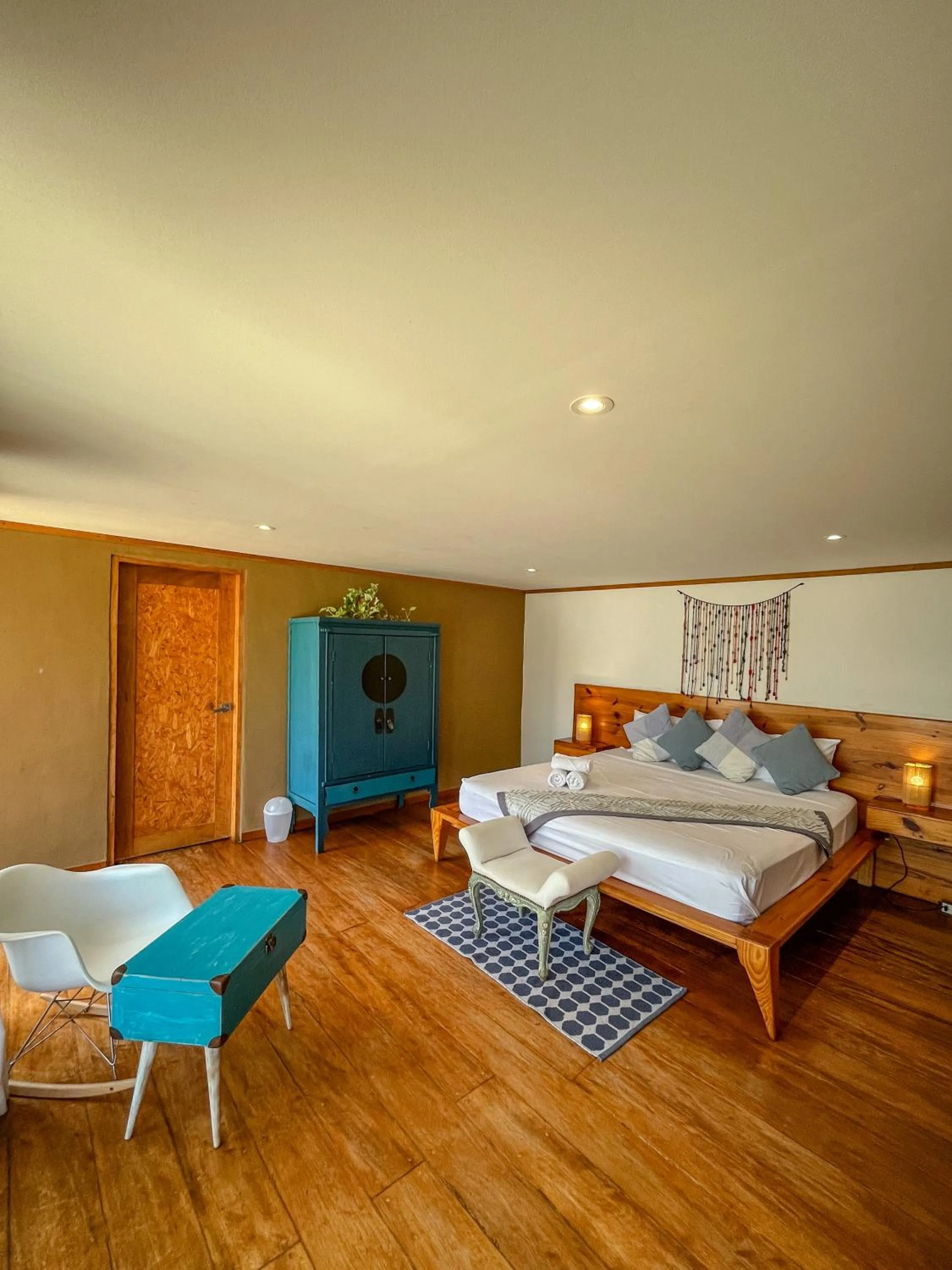 Bedroom, Bed in Casa Safran Vichayito