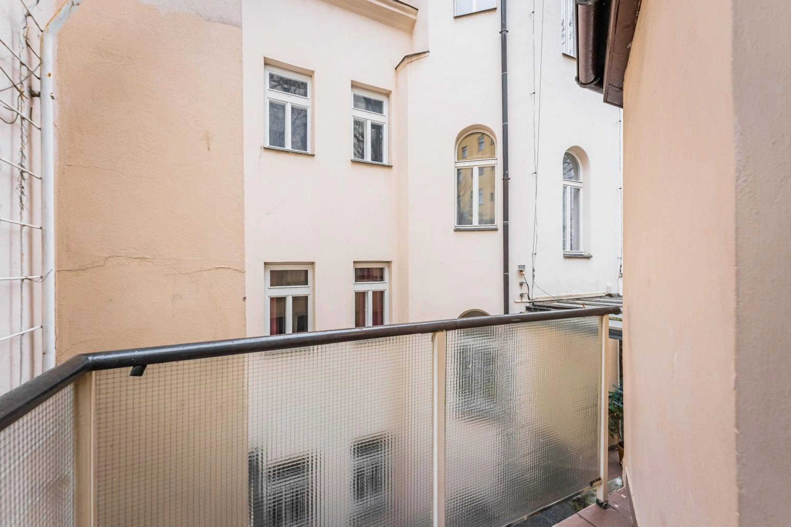 Balcony/Terrace in Self-service Hotel Ostaš Praha