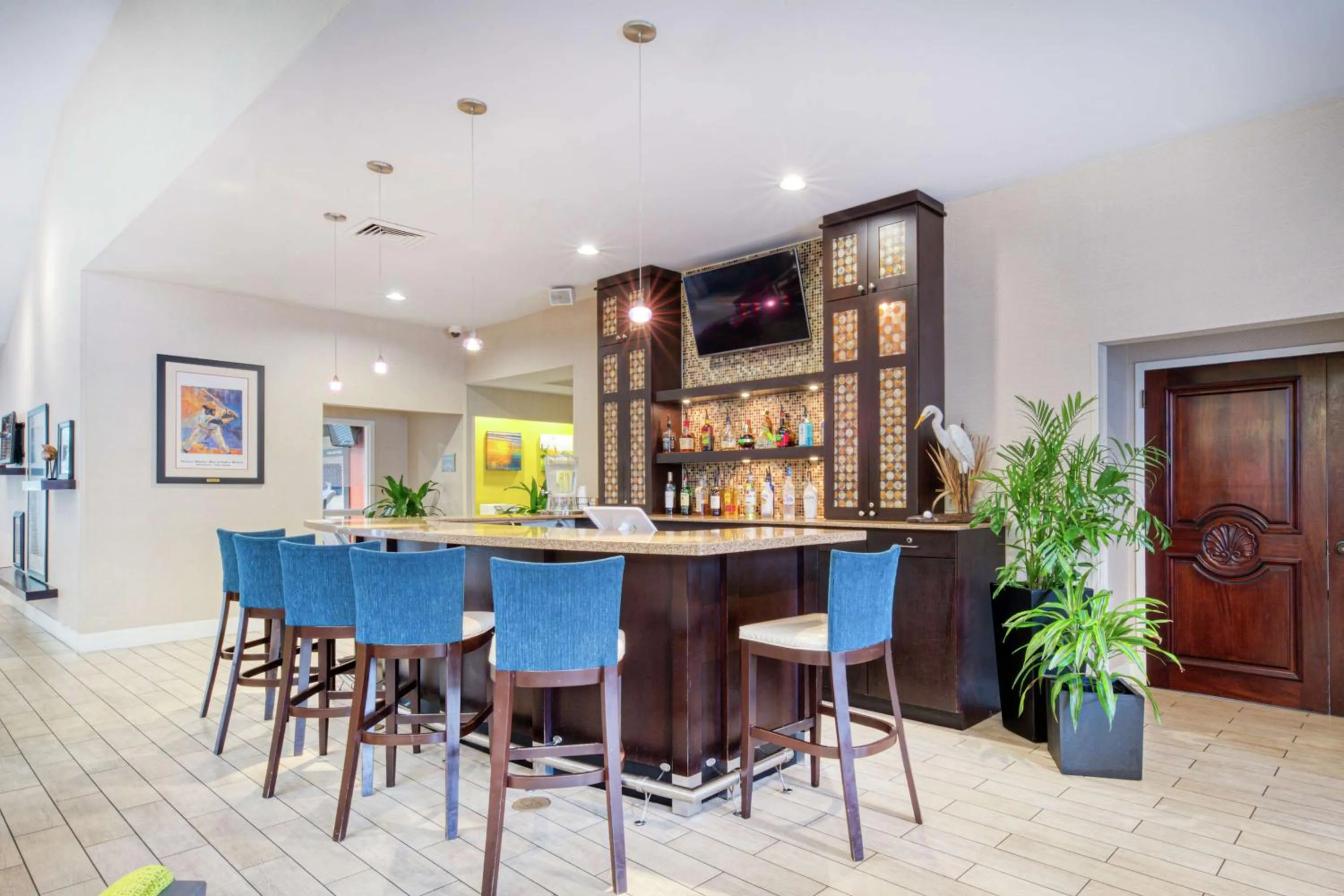 Lounge or bar in Hampton Inn & Suites Wilmington/Wrightsville Beach