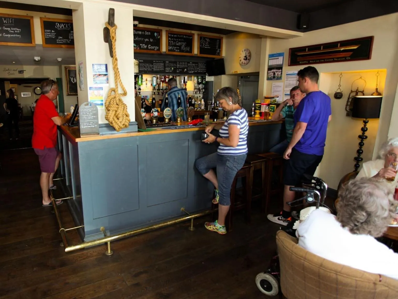 Lounge or bar in The George