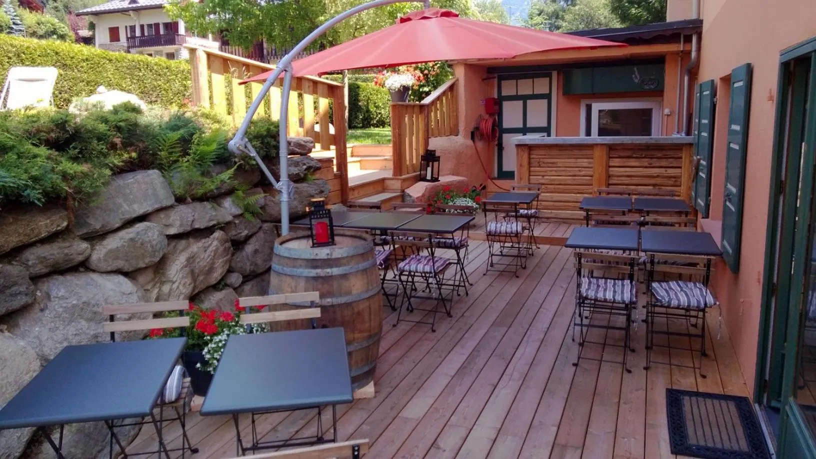 Balcony/Terrace in La Chaumière Mountain Lodge