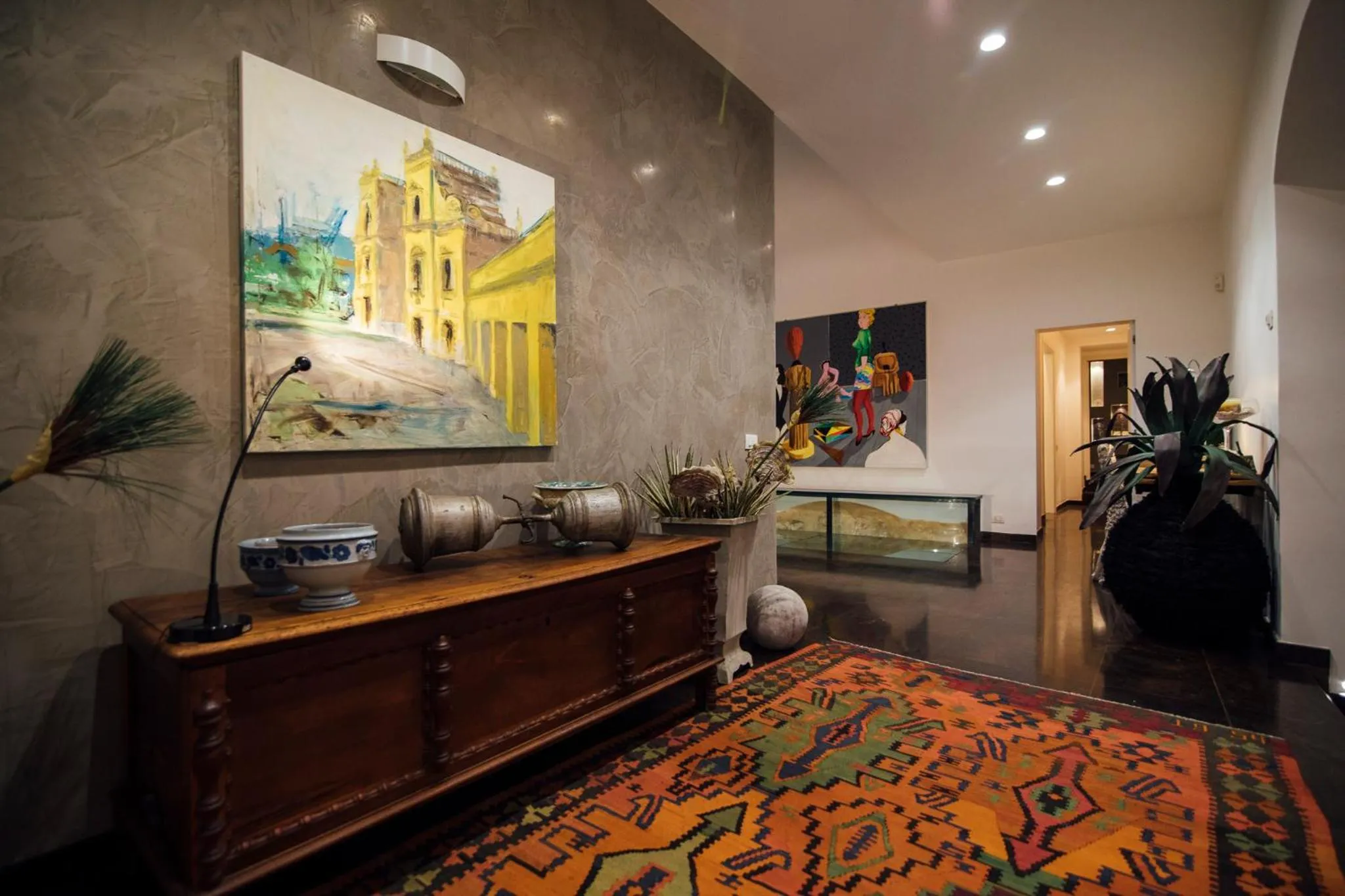 Lobby or reception, Bed in Atmosfere Puniche b&b