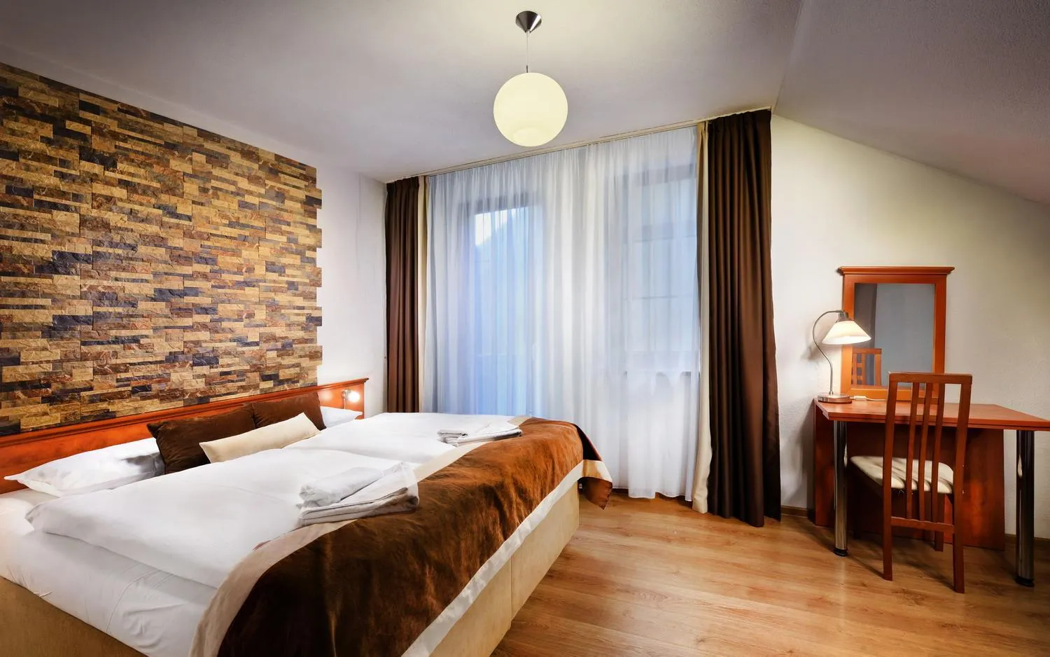 Bed in Hotel Bešeňová