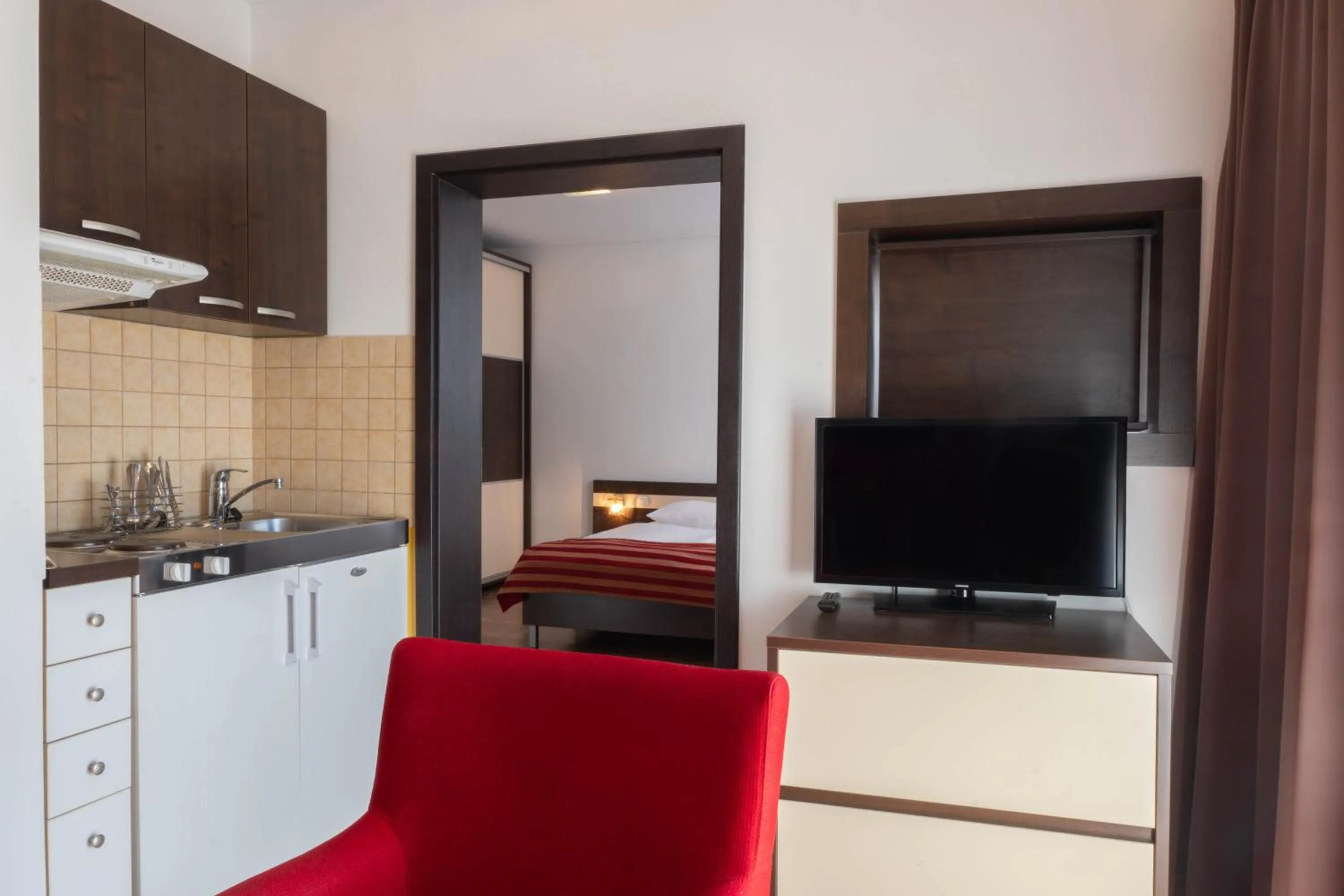 Kitchen or kitchenette in Hotel Bešeňová