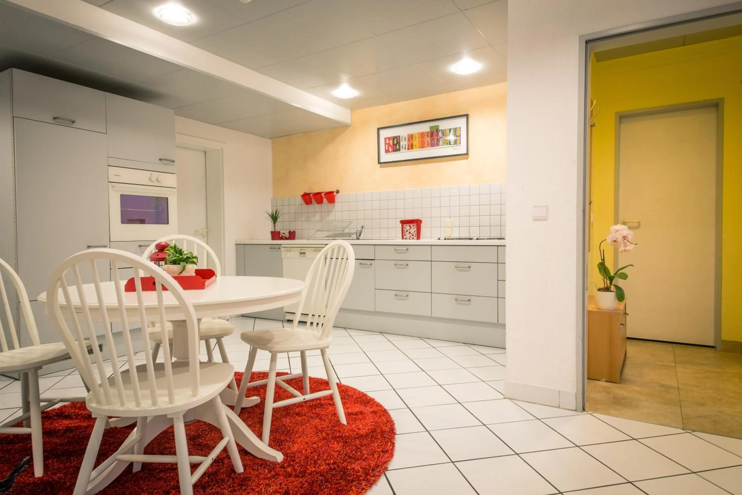 Kitchen or kitchenette in Aparthotel Villa Freisleben